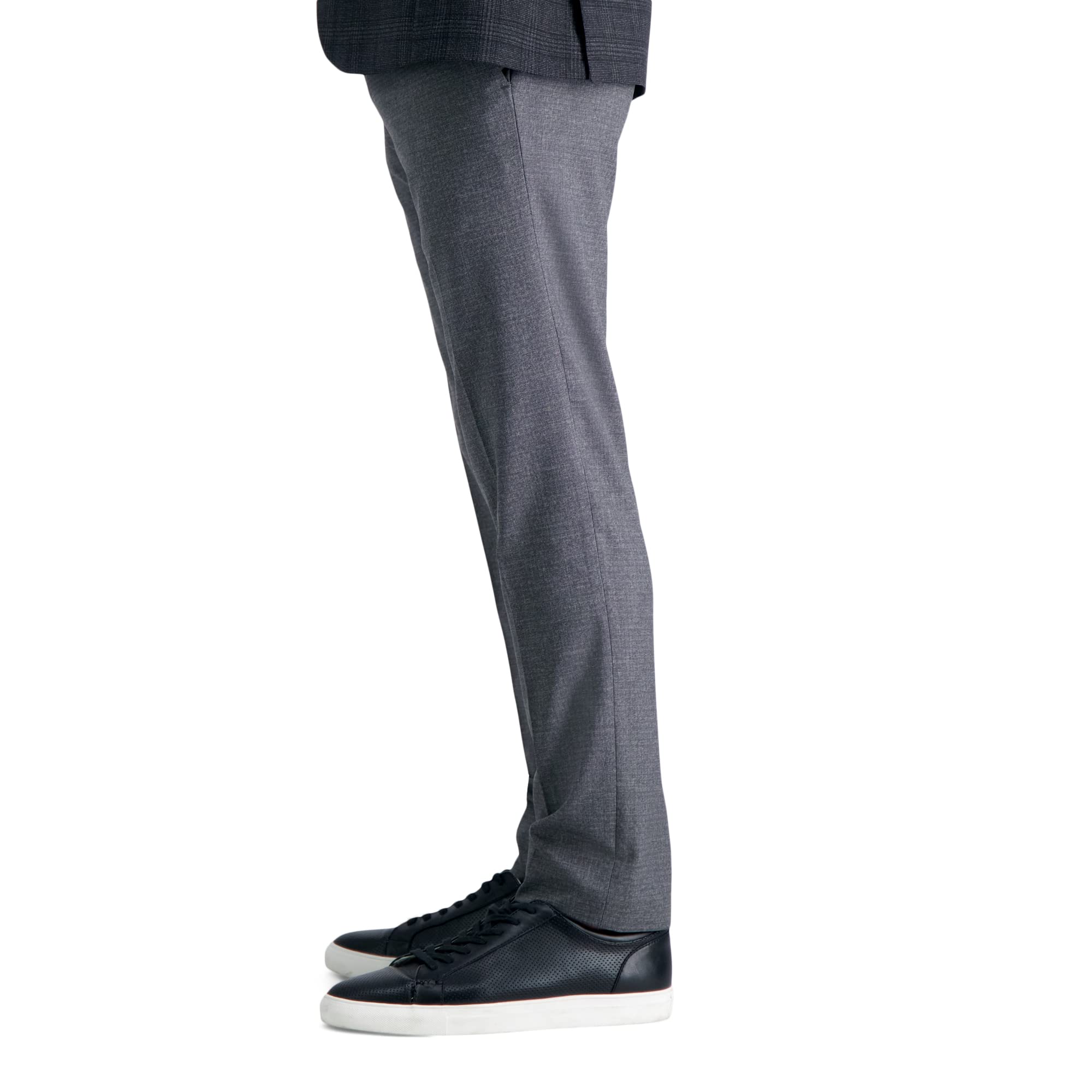 Kenneth Cole REACTION Men's Slim Fit Heather Dress Pants for Business & Formal Occasions - Comfortable Office & Wedding Attire