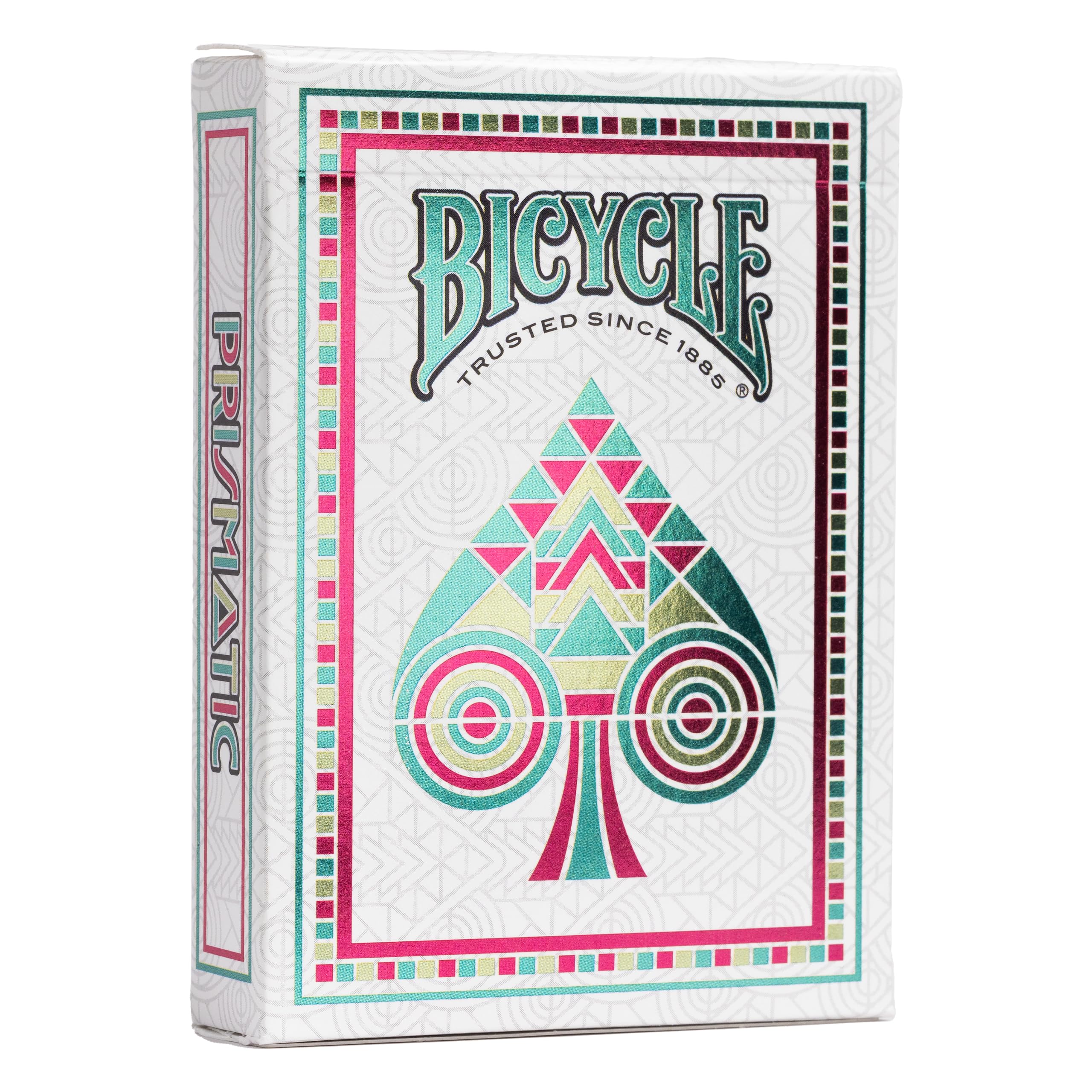 Bicycle Prismatic Playing Cards - Modern Vibrant Design with Cold Foiling - Premium Poker Cards for Card Games, Magic Tricks & Collectors - Perfect for Game Nights, Parties and Professional Performances