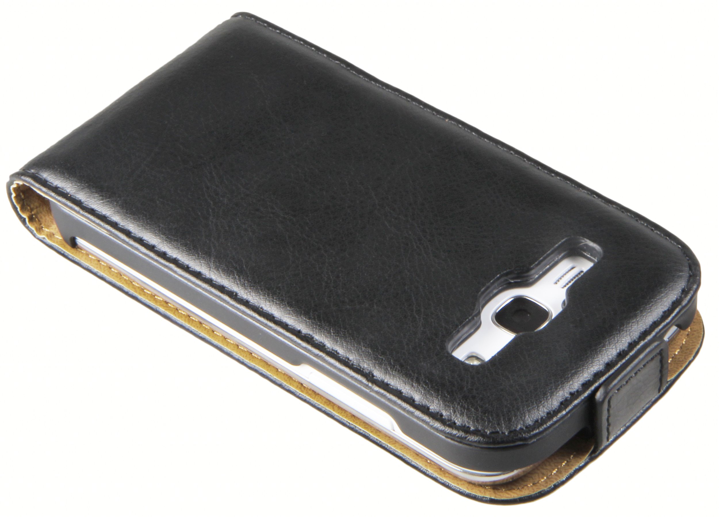 Premium Genuine Leather Case for Samsung Galaxy Ace Duos - Protective Clasp & Slim Fit Design | Perfect for Business, Travel & Everyday Use