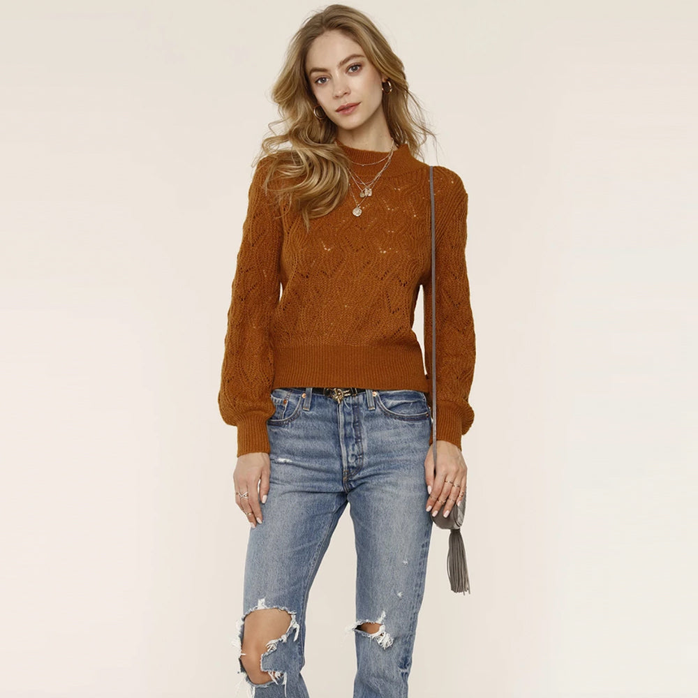 Millie Women's Knit Sweater - Soft & Cozy Pullover for Fall & Winter | Perfect for Casual Outfits, Office Wear & Holiday Gatherings
