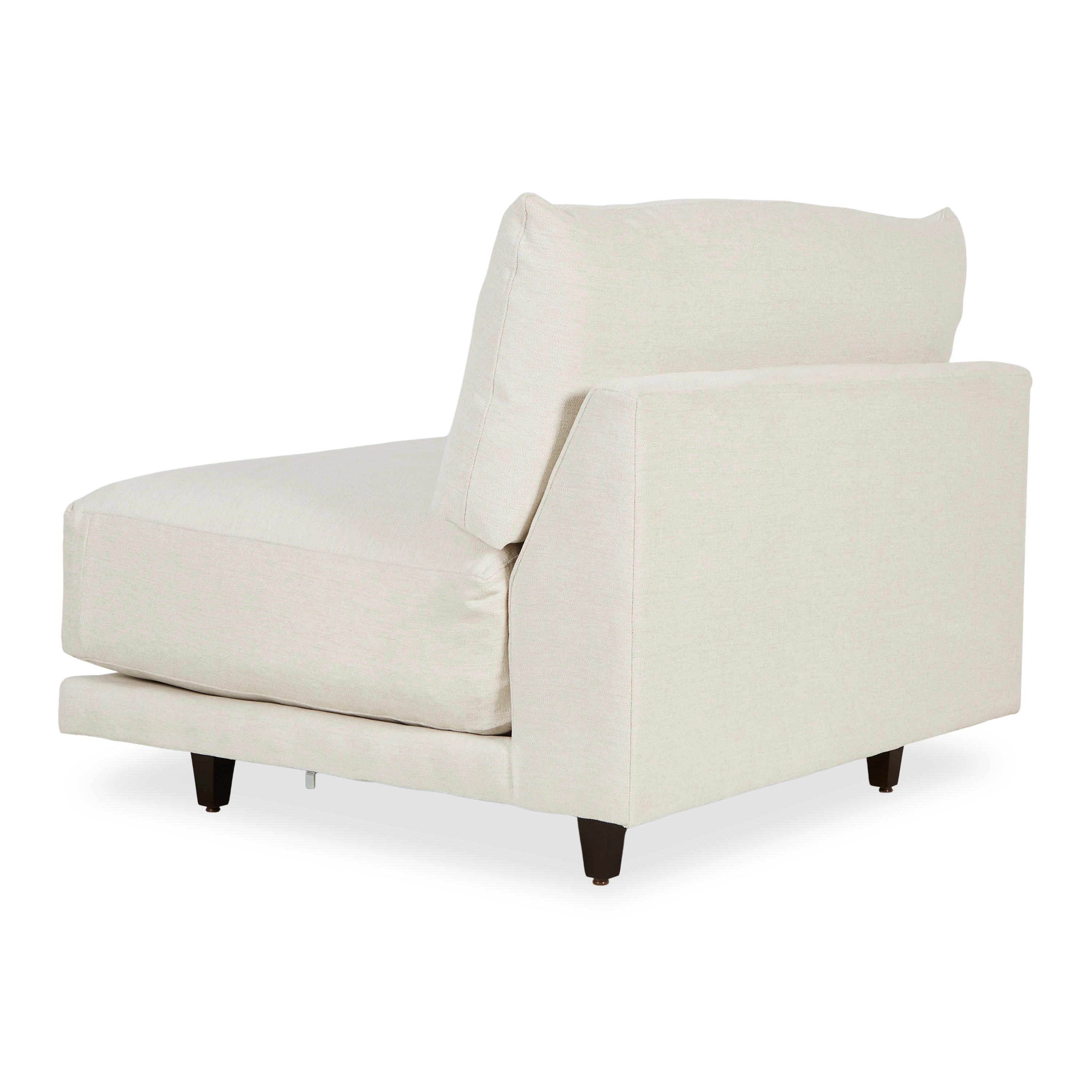 Saint Modular Sectional Sofa - Modern L-Shaped Couch with Reversible Chaise for Living Room, Family Room & Home Theater - Soft Fabric Upholstery & Sturdy Wood Frame