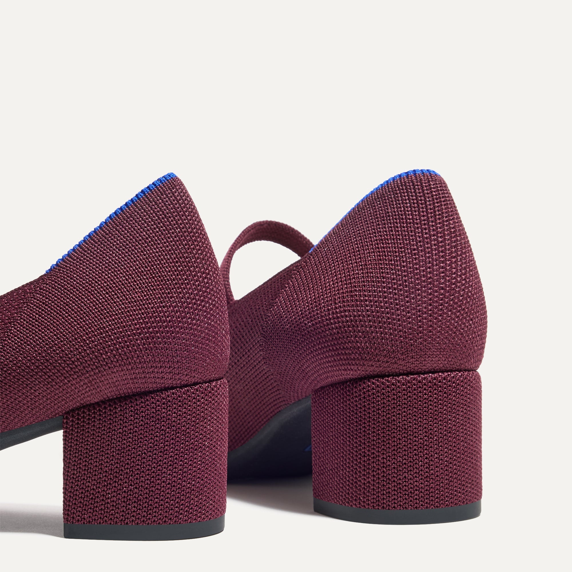 Elegant Wine Red Mary Jane Heels - Women's Classic Vintage Block Heel Shoes for Weddings, Parties & Office Wear