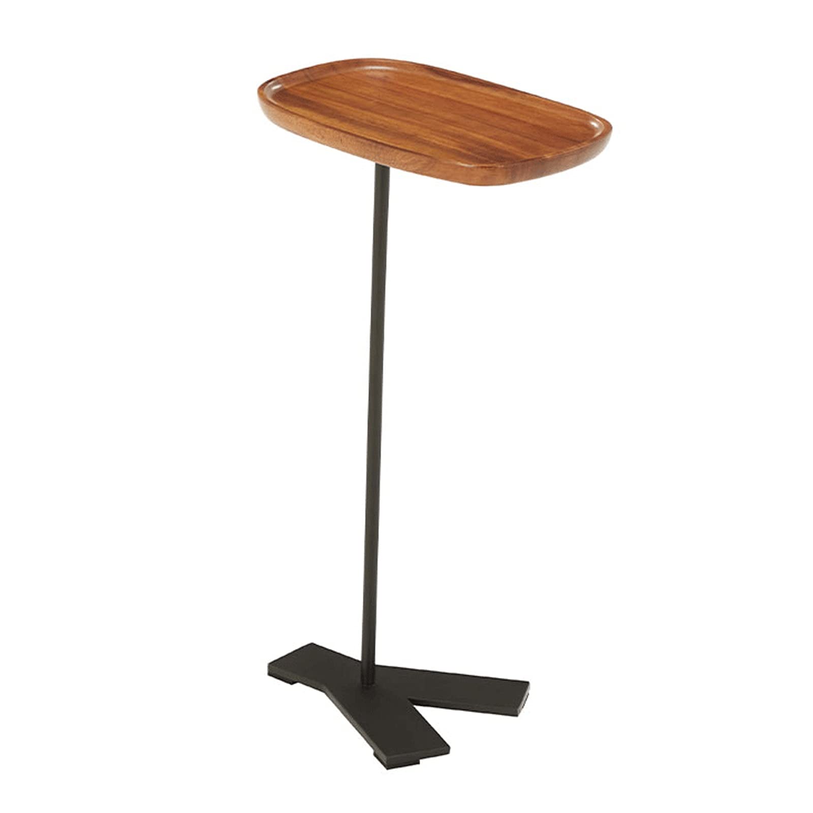 Modern Wooden Nightstand with Open Storage Shelf - 22