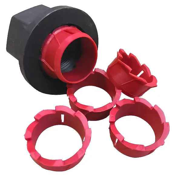 Counteract WCS B Wheel Centering Sleeves (6-Pack) - Perfect for Truck, Trailer & RV Wheel Alignment & Hub Centric Rings Installation