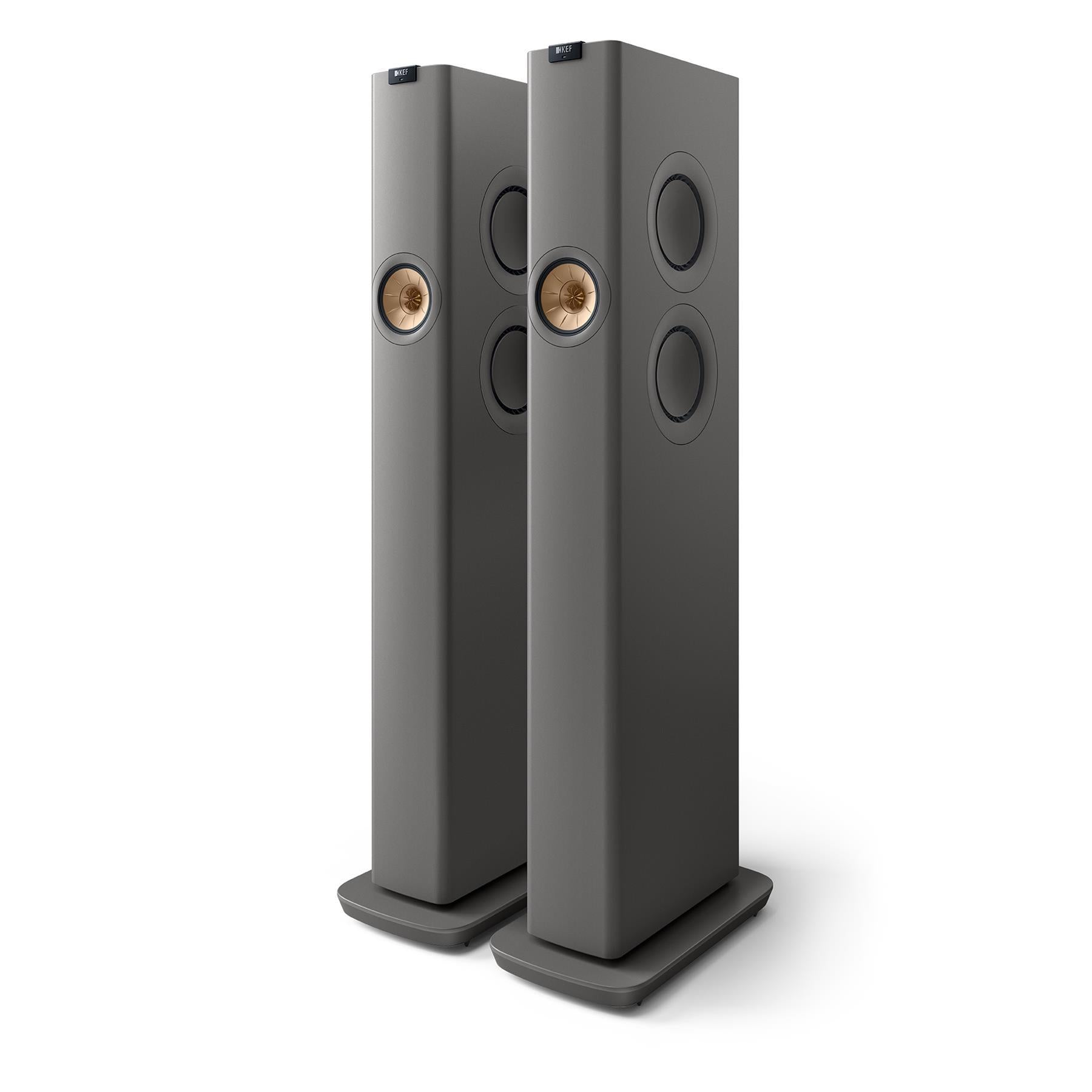 KEF LS60 Wireless HiFi Speakers (Pair) - Premium Sound Quality for Home Theater & Music Listening | Open Box Special