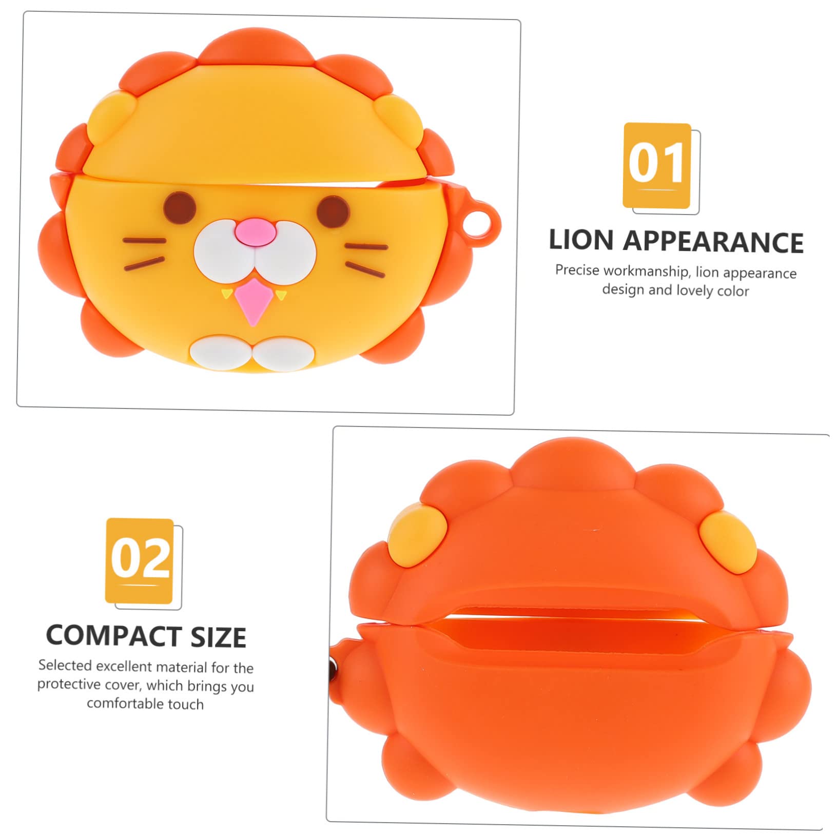 Mikikit 2-Pack Cute Headphone Case - Reliable Protector Storage Box for Earphones & Accessories - Perfect for Travel, Gym, and Daily Use