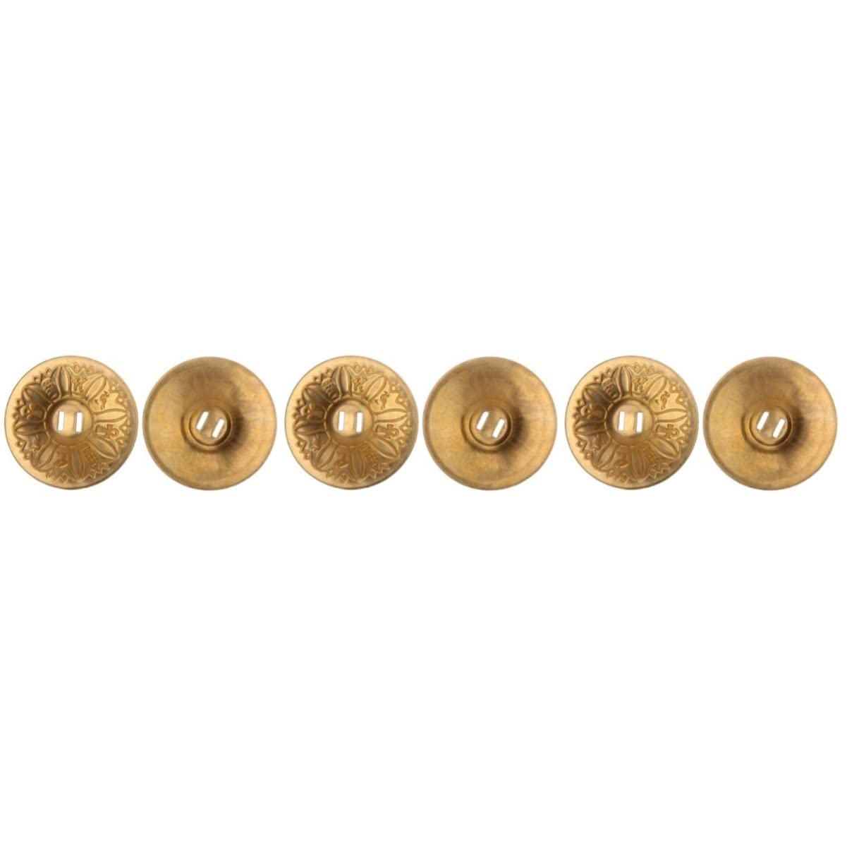 3 Pairs of Authentic Copper Belly Dance Finger Cymbals (Zills) - Professional Egyptian Dance Accessories for Performances, Costumes & Practice