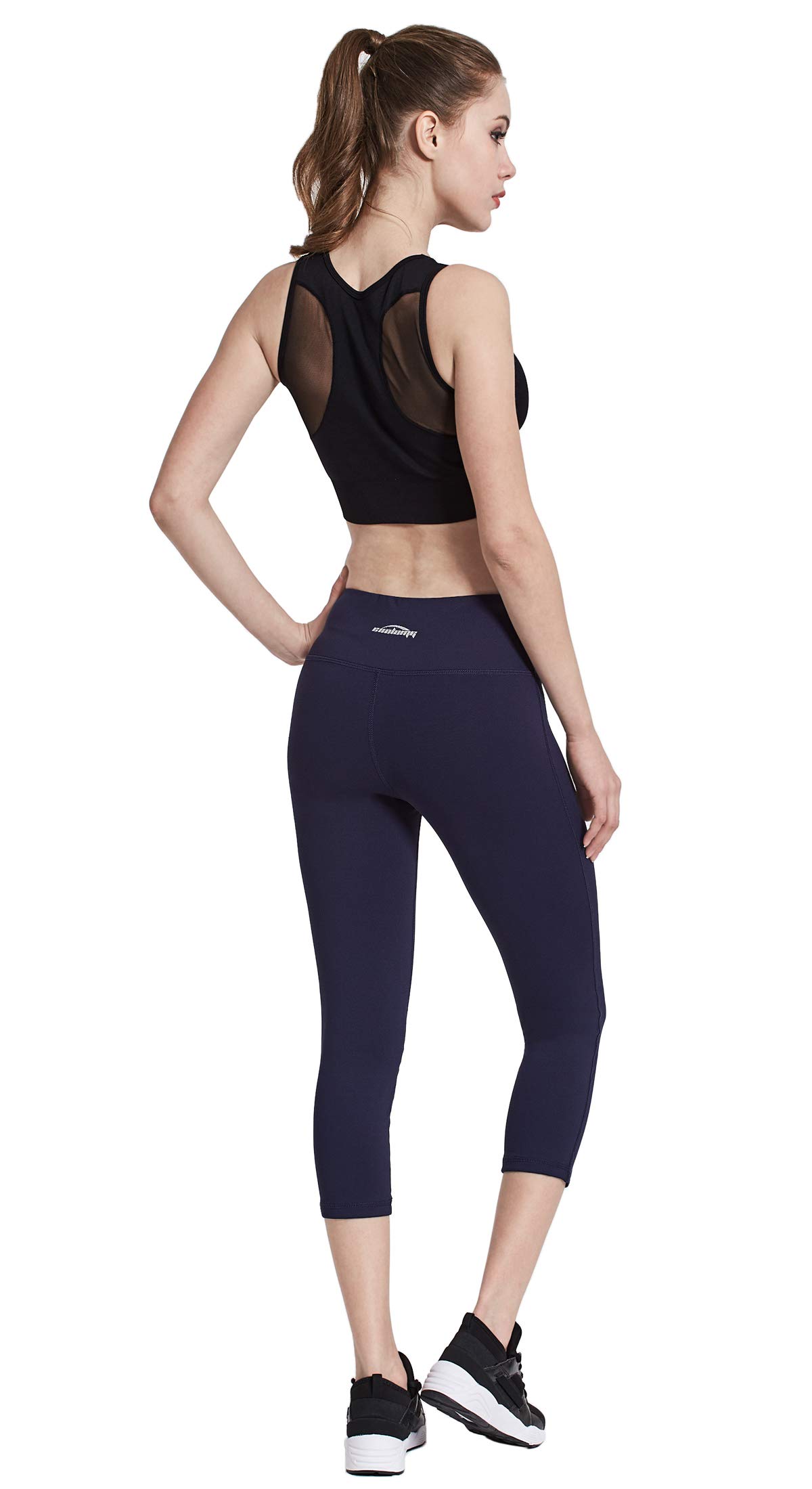 COOLOMG Women's High-Waisted Yoga Leggings with Hidden Pockets - Breathable Workout Tights for Running, Gym & Fitness | Perfect for Yoga, Pilates & Lounge Wear
