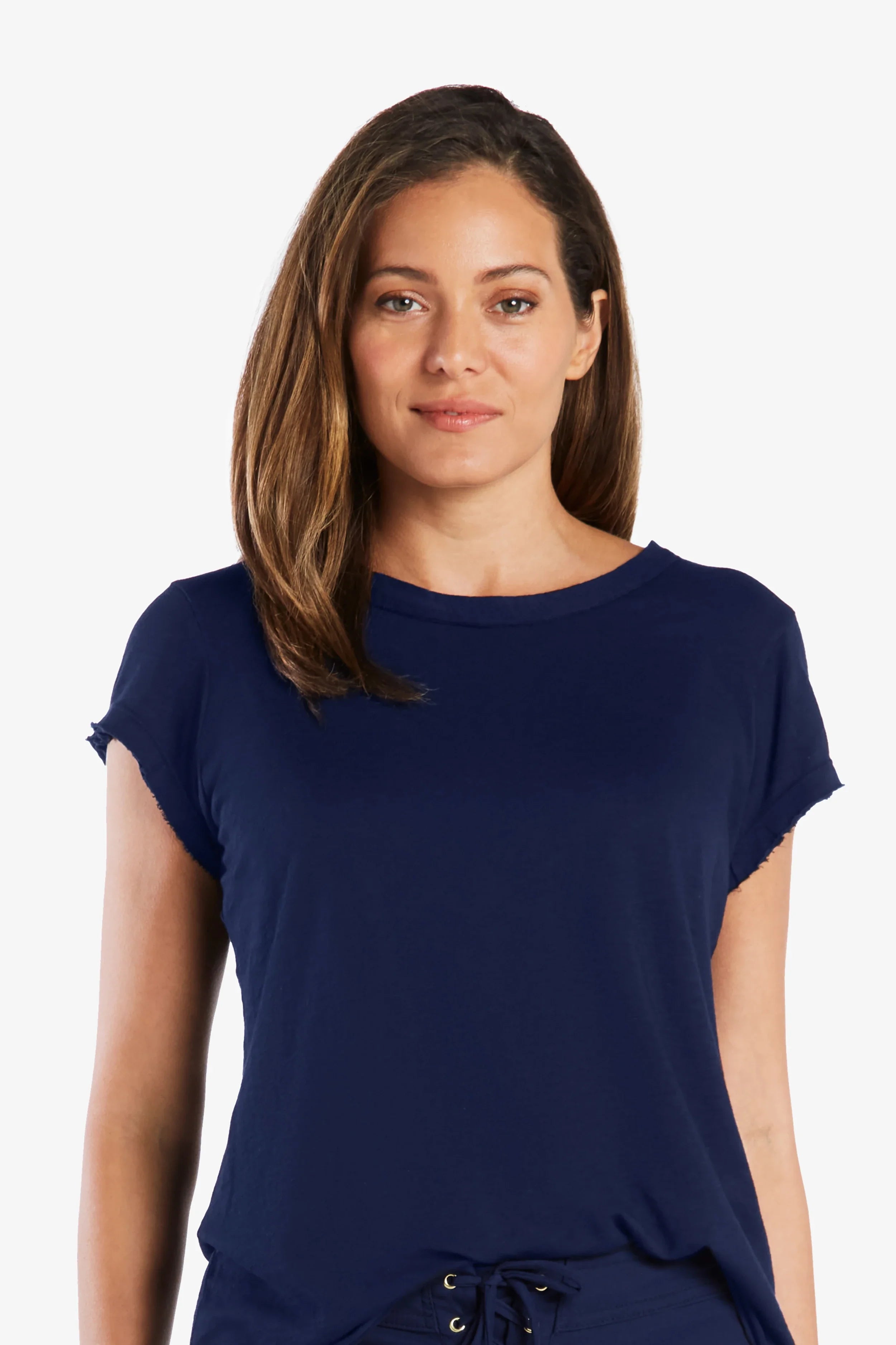 Classic Navy Blue T-Shirt for Men - Soft Cotton Crew Neck Tee - Casual & Comfortable Everyday Wear for Work, Gym, and Outings