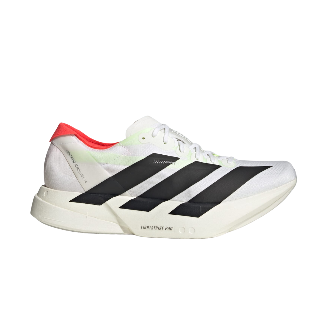Adidas Adizero Adios Pro 4 Men's Running Shoes - Lightweight Carbon Fiber Racing Sneakers for Marathon & Road Running (JR1094) | Perfect for Competitive Runners & Long-Distance Training
