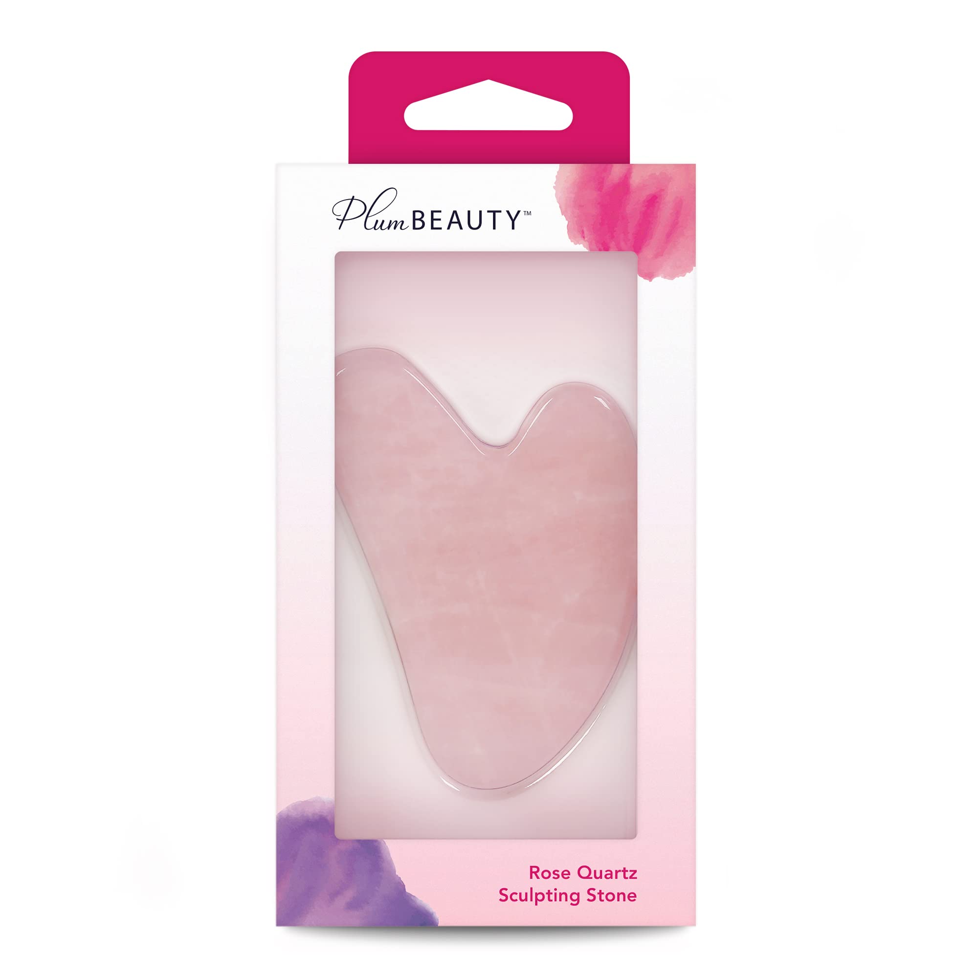 Rose Quartz Gua Sha Stone for Face & Body - Natural Facial Massage Tool for Glowing Skin, Relaxation & Lymphatic Drainage - Perfect for Skincare Routine & Self-Care Rituals
