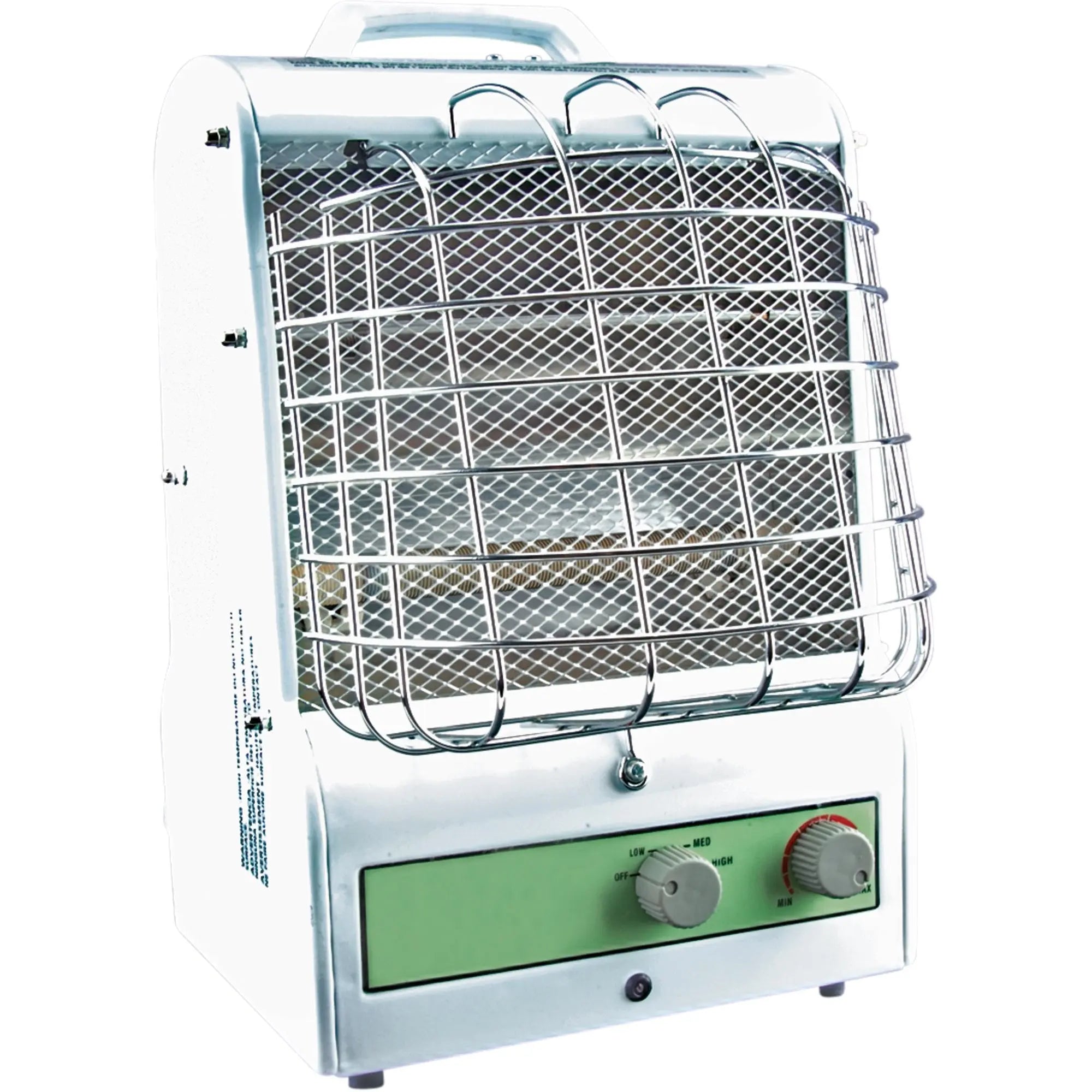 MATRIX EA466 Portable Fan Forced Utility Heater - Compact Space Heater for Home, Office & Garage - Fast Heating with Adjustable Thermostat