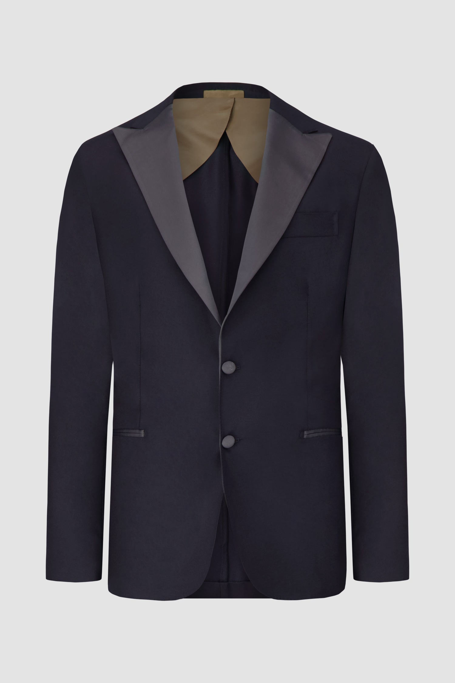 Barba Napoli Navy Blue G Tuxedo for Men - Premium Italian Wool Formal Suit for Weddings, Prom & Black Tie Events