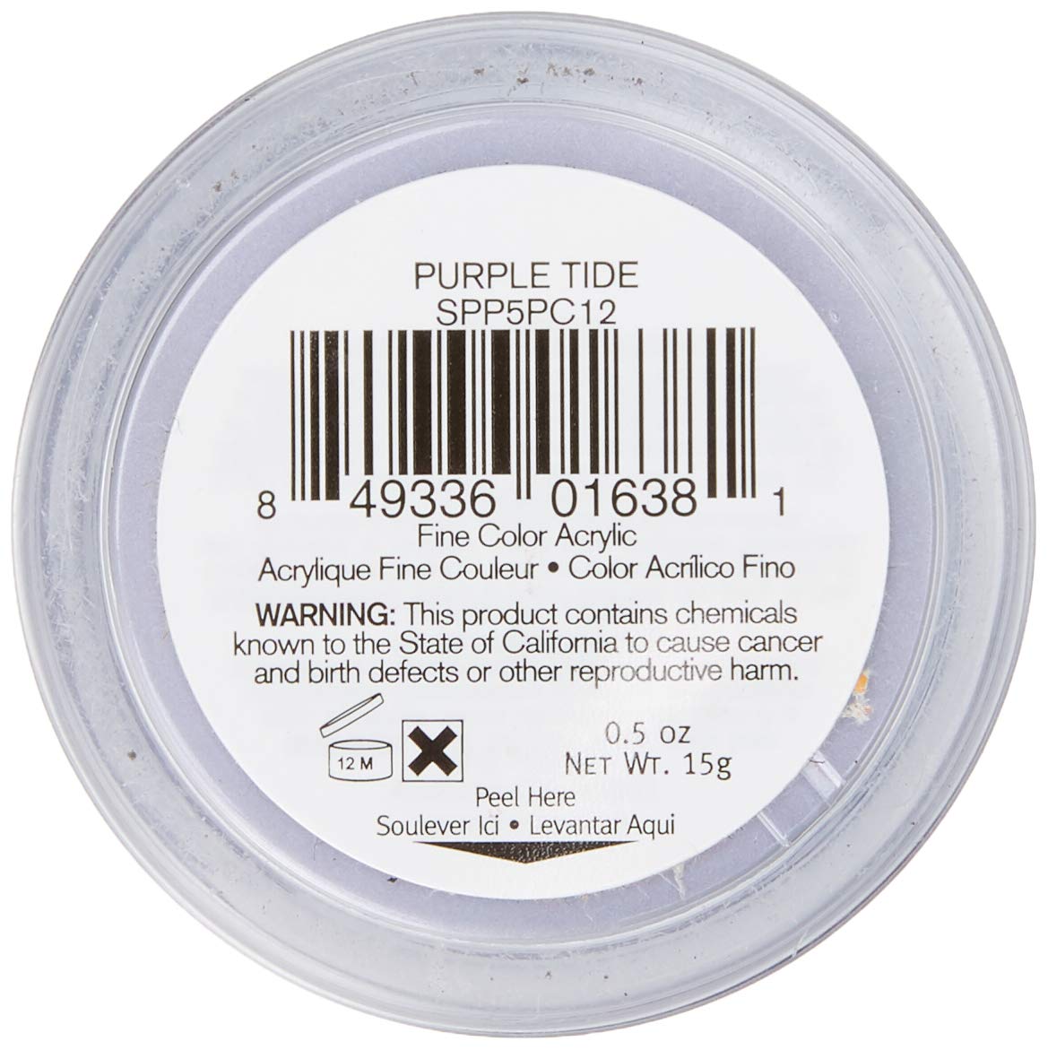 Young Nails SP Powder - Purple Tide (15g) | Professional Nail Extension & Acrylic Nail Art Kit | Perfect for Salon, DIY Manicure & Nail Design