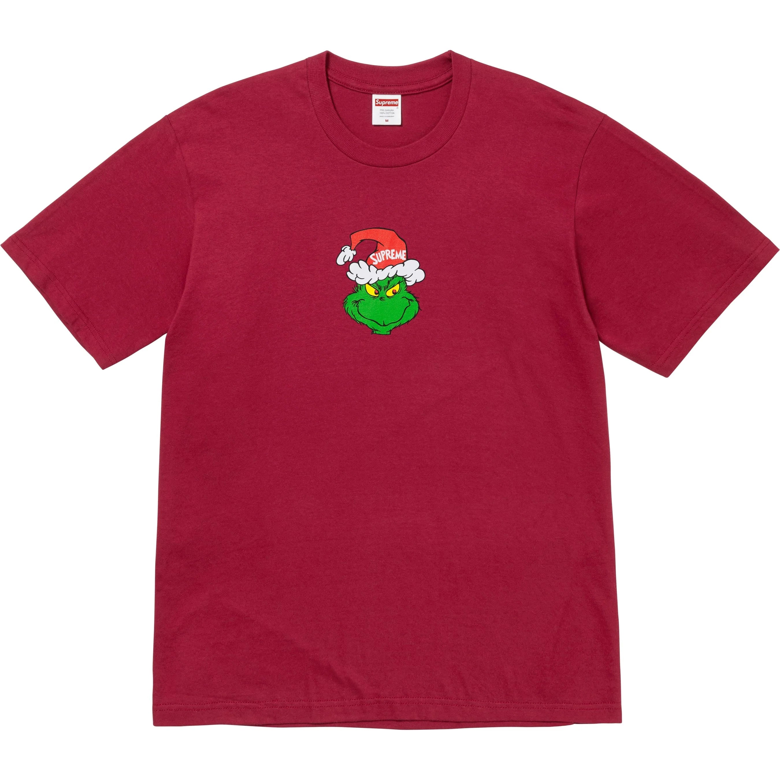 Supreme Grinch Christmas T-Shirt - Red Cardinal Graphic Tee for Holiday Parties & Festive Gifts