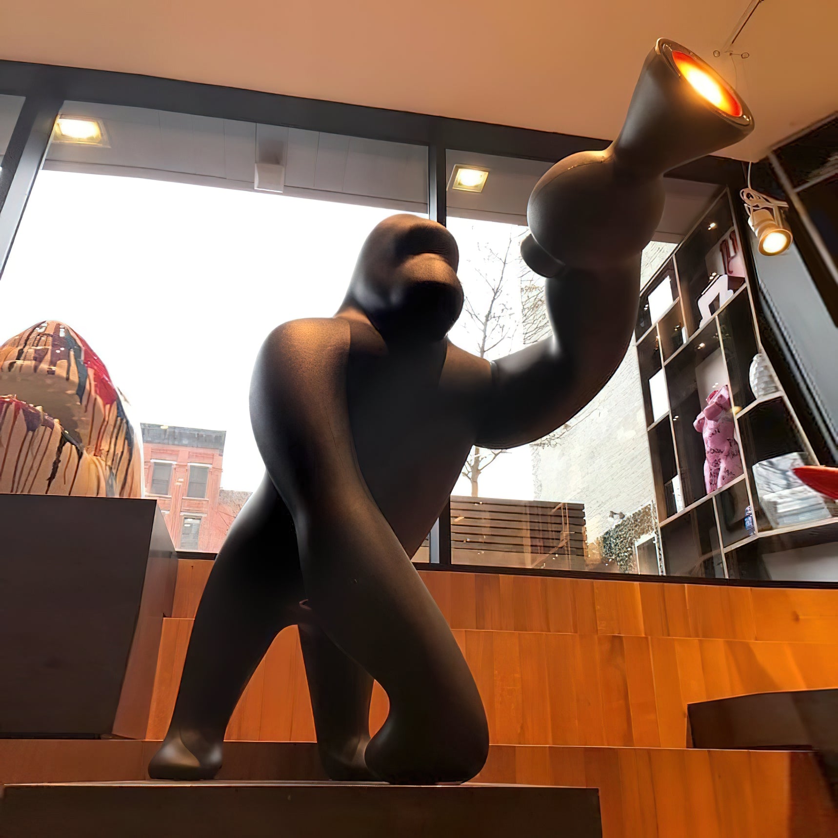 Modern Kong LED Floor Lamp for Living Room - Adjustable Brightness, Energy Efficient Lighting - Perfect for Reading, Relaxing & Home Decor