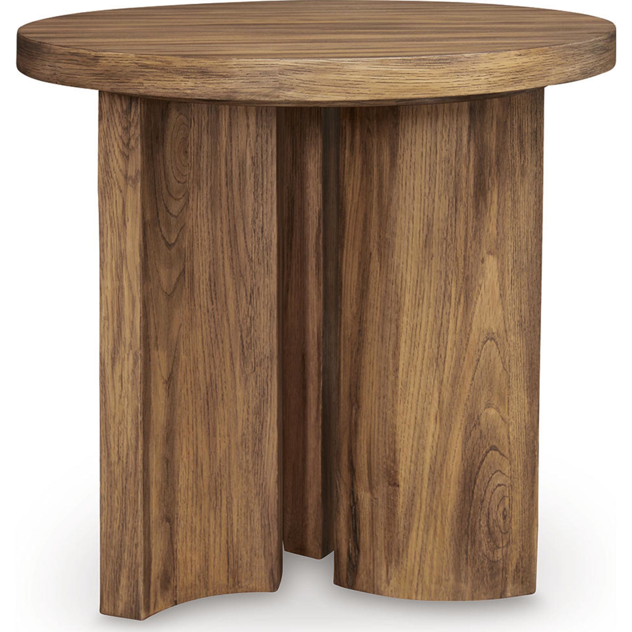 Austanny End Table - Warm Brown Wooden Nightstand for Living Room, Bedroom & Office - Stylish Side Table with Storage Shelf for Home Decor