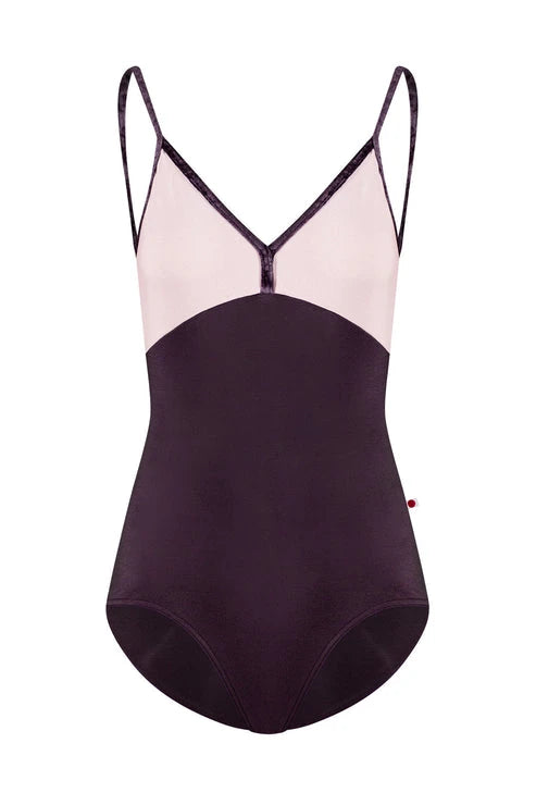 Yumiko DARIA Two-Toned Camisole Leotard for Women - Dance, Ballet, Yoga & Performance Wear - Comfortable Stretch Fabric for Professional Dancers