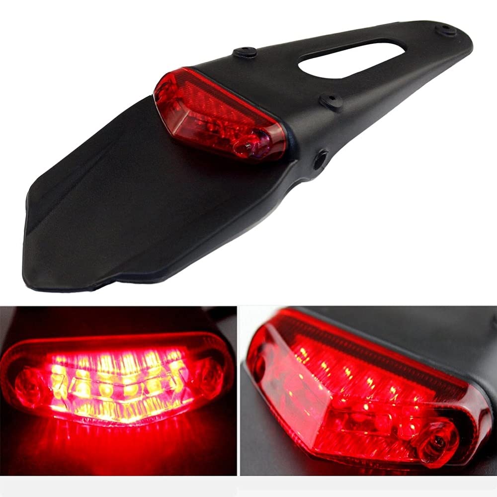 Universal LED Motorcycle Turn Signal & Brake Tail Light - Off-Road Dirt Bike Accessory for Motocross Riding