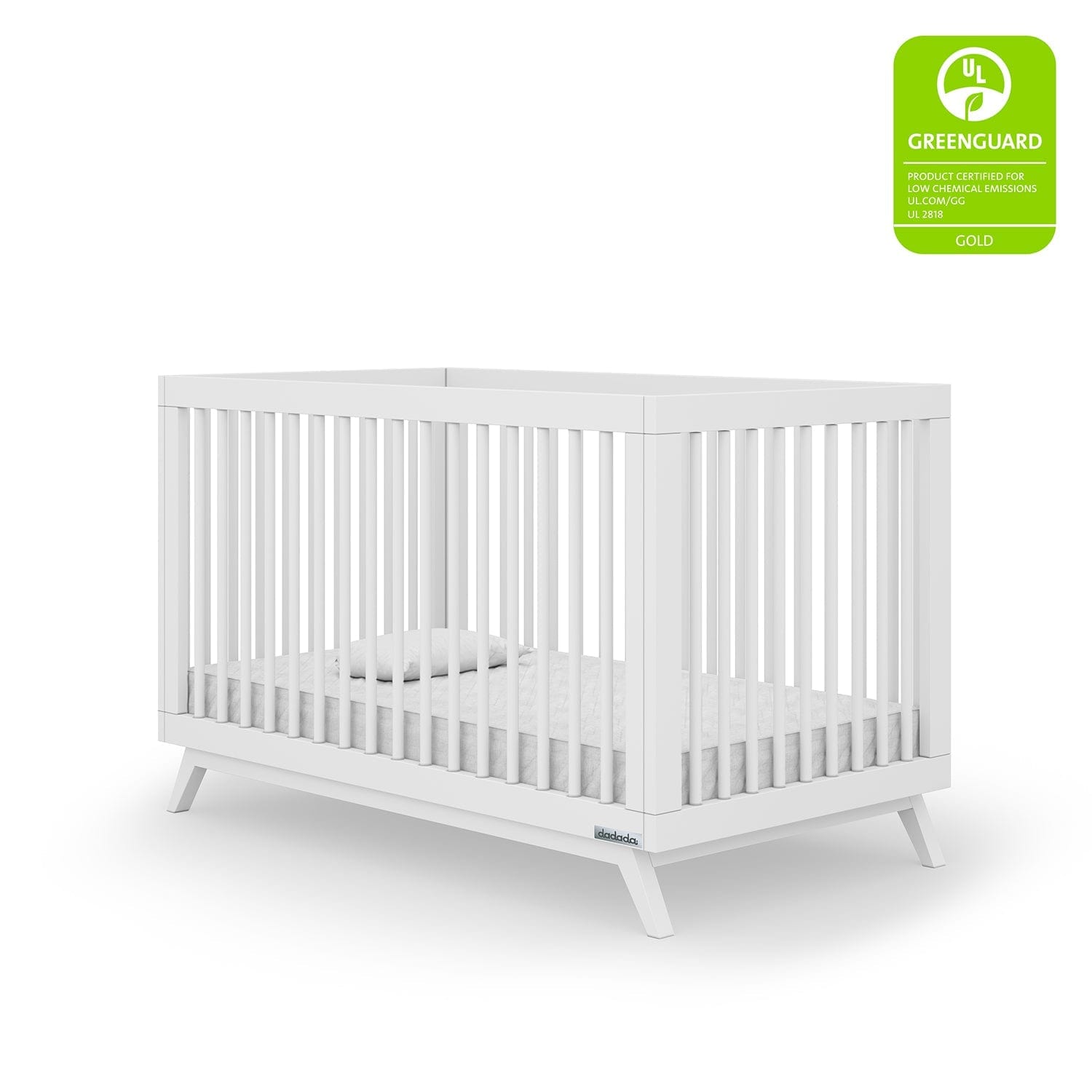 Soho 3-in-1 Convertible Baby Crib - Toddler Bed & Daybed - Nursery Furniture for Boys & Girls - Perfect for Small Spaces & Modern Nurseries