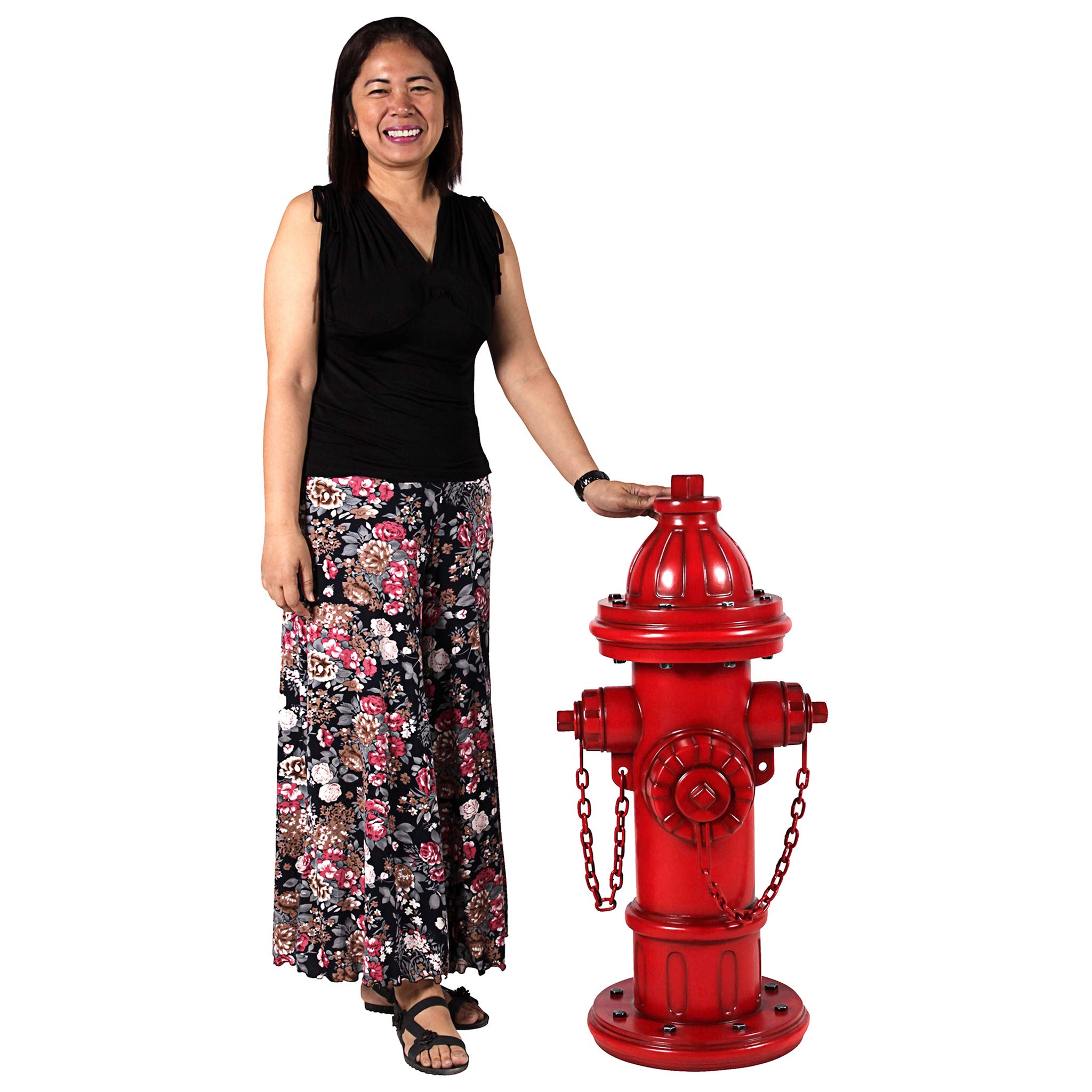 Design Toscano Grande Dogs 2nd Best Friend Fire Hydrant - Outdoor Garden Decor for Dog Lovers
