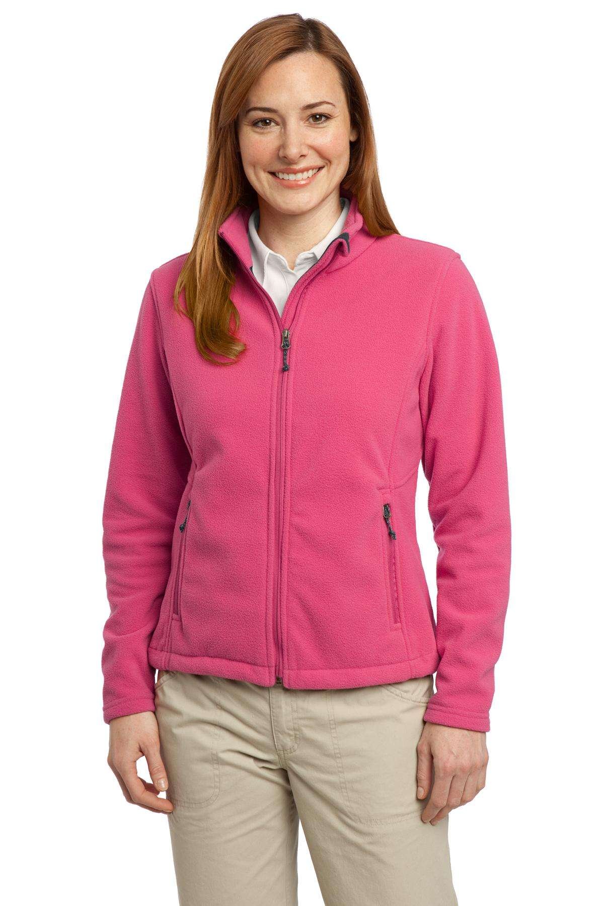 Port Authority Ladies Value Fleece Jacket - Soft & Warm Women's Fleece Jacket for Casual Wear, Work & Outdoor Activities | Comfortable & Stylish Winter Outerwear