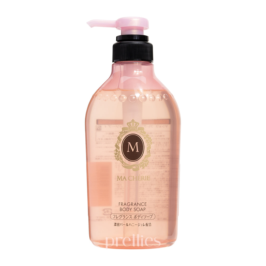 Shiseido MaCherie Fragrance Body Soap 450ml | Moisturizing Shower Gel for Women | Long-Lasting Floral Scent | Gentle Cleansing for Dry & Sensitive Skin | Perfect for Daily Bath & Relaxation