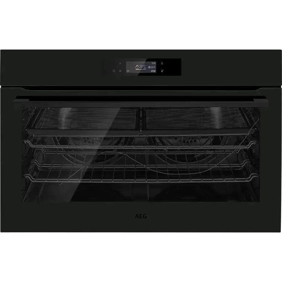 AEG 90cm Built-In Oven with SENSECOOK PYROLUXE Technology - Perfect for Home Baking, Roasting & Professional Cooking