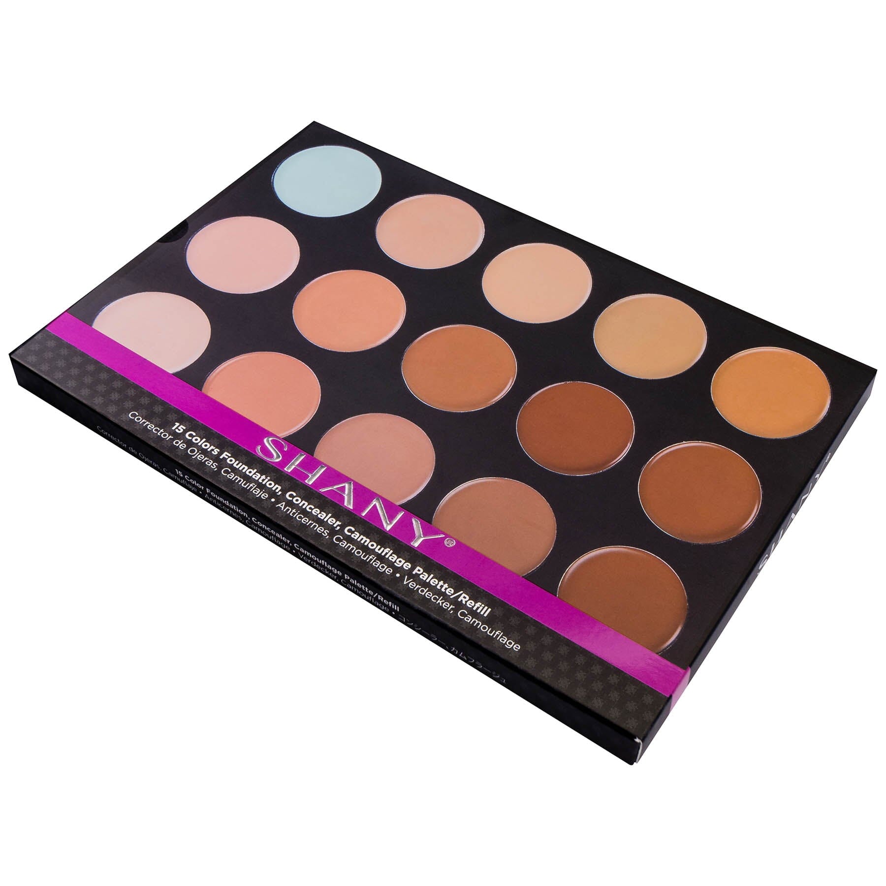 CONTOUR CAMO Professional Cream Foundation & Camouflage Concealer - Full Coverage Makeup for Flawless Skin | Perfect for Photo Shoots, Special Events & Everyday Wear