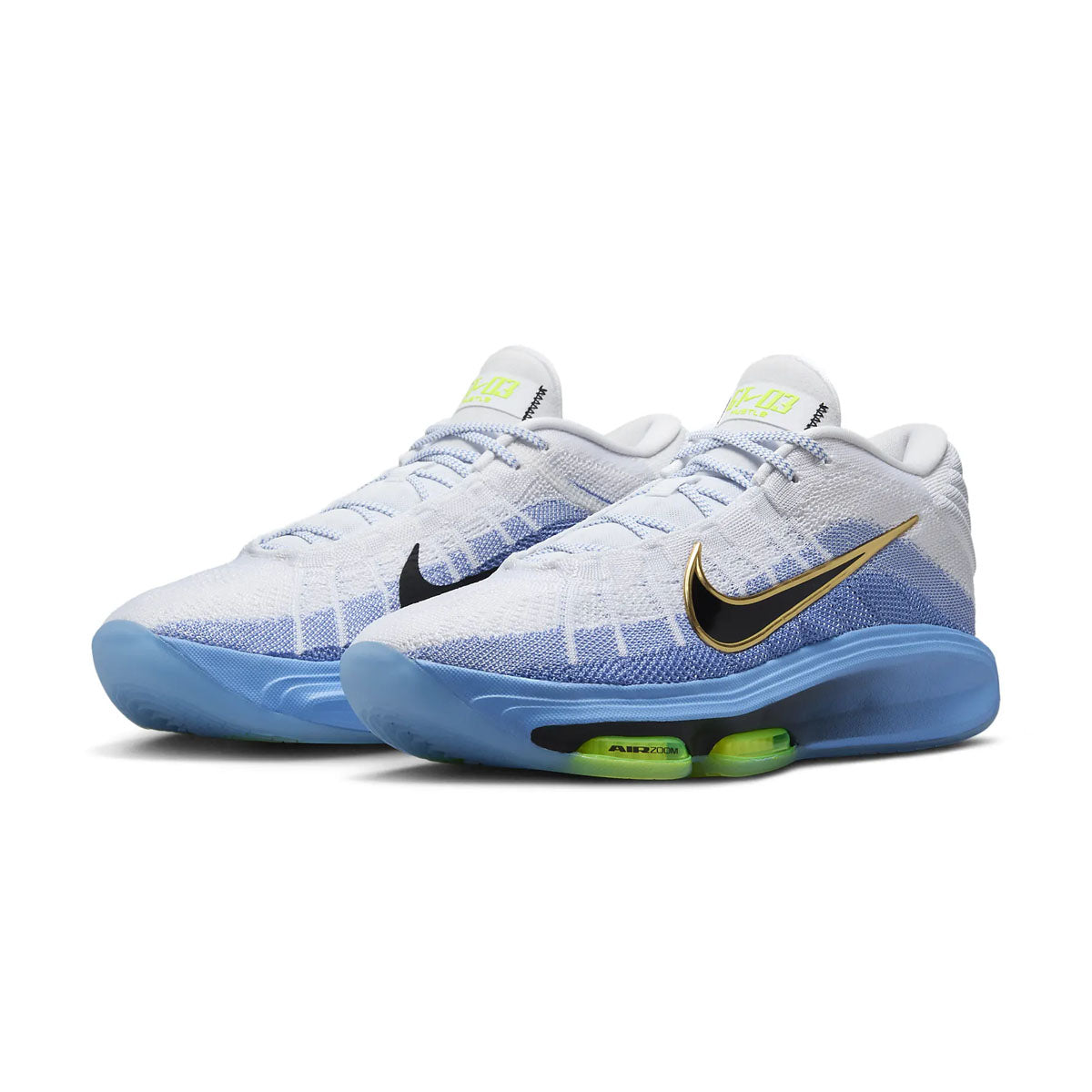 G.T. Hustle 3 EP Basketball Shoes - White Royal Pulse - High Performance Court Sneakers for Men | Perfect for Indoor & Outdoor Games, Training, and Streetwear Fashion