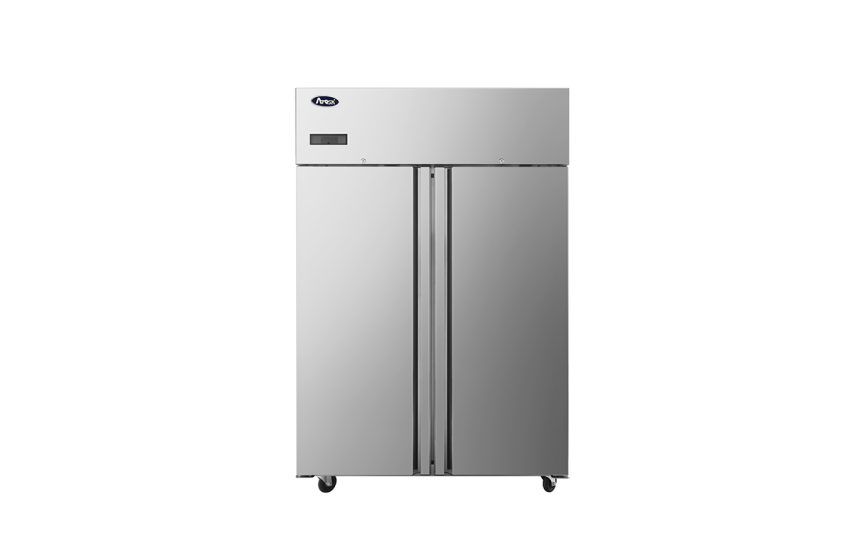 Atosa JBF80FSGR Slimline Upright Double Door Freezer - Commercial & Home Use for Restaurants, Grocery Stores & Large Families