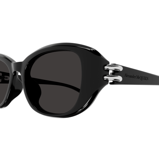 Alexander McQueen AM0470SA 001 Sunglasses - Luxury Designer Shades for Men & Women | Perfect for Outdoor Activities, Beach, and Fashion Statements