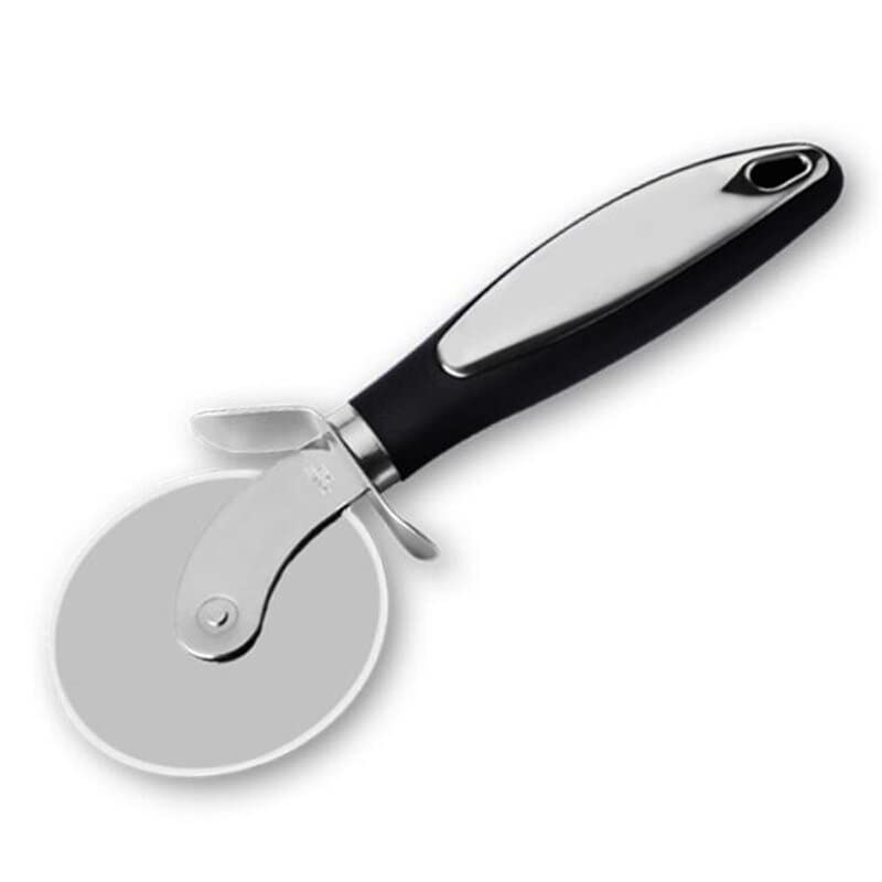 Stainless Steel Pizza Cutter - Sharp Round Knife for Pizza, Cake, Bread, Pies & Pasta Dough | Professional Kitchen Baking Tool for Home & Restaurant Use