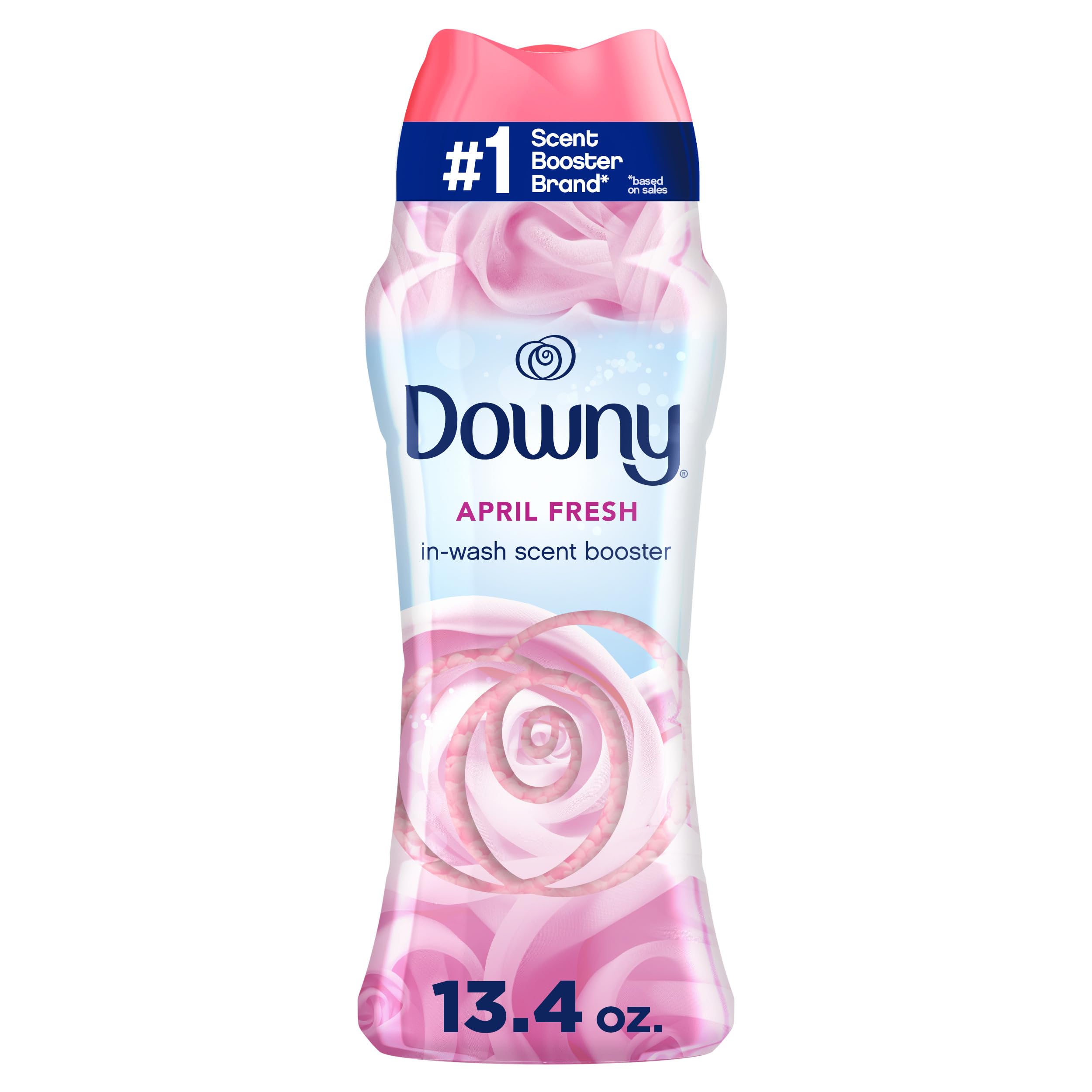 Downy In-Wash Laundry Scent Booster Beads, April Fresh Fragrance, 13.4 oz - Long-Lasting Freshness for Clothes, Towels & Bedding - Perfect for Laundry Day & Fabric Refreshing