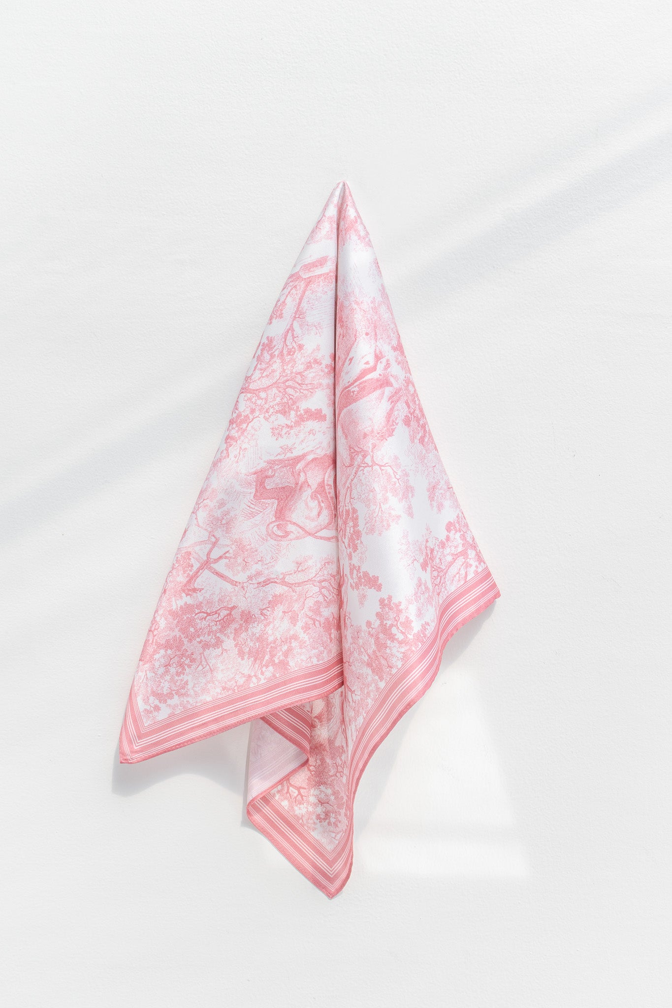 Aveline Luxury Silky Toile Scarf - Soft Floral Print Fashion Scarf for Women, Perfect for Office, Travel and Special Occasions