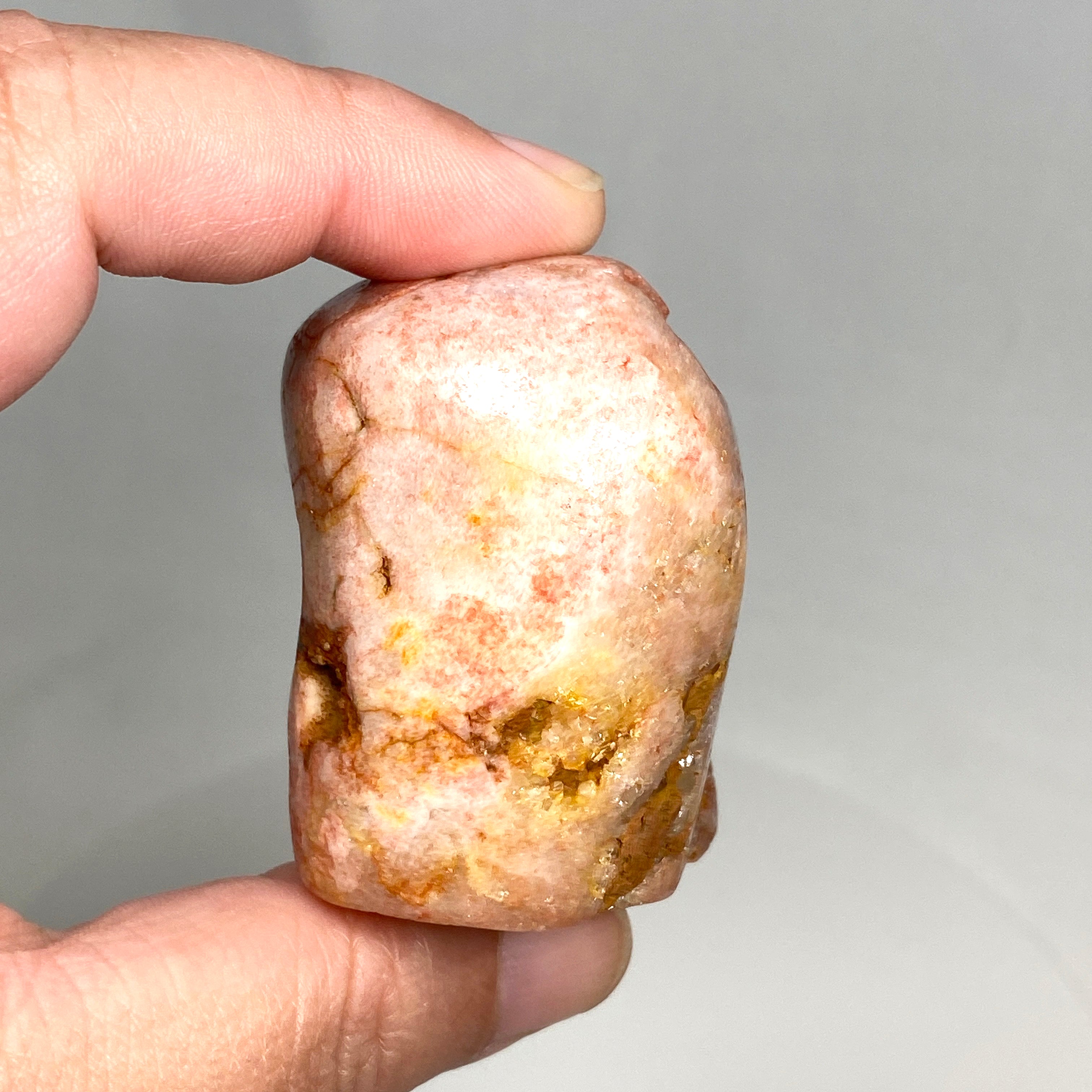 Natural Pink Amethyst Freeform Stone - Healing Crystal for Meditation, Yoga & Home Decor (PAF 02) | Spiritual Gift & Positive Energy Enhancer