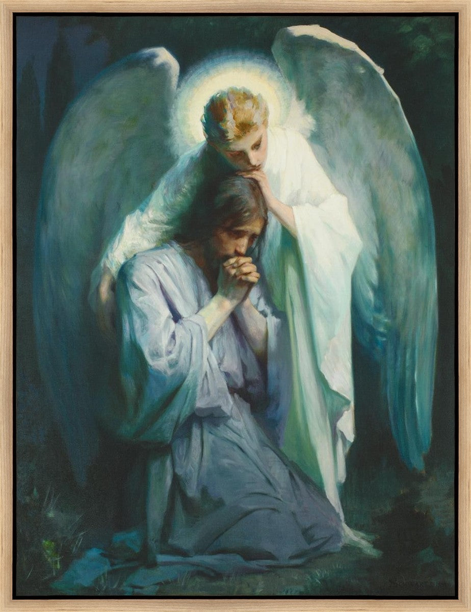 Agony in the Garden Gallery Wrap Canvas - Religious Wall Art for Home Decor, Church & Meditation Spaces