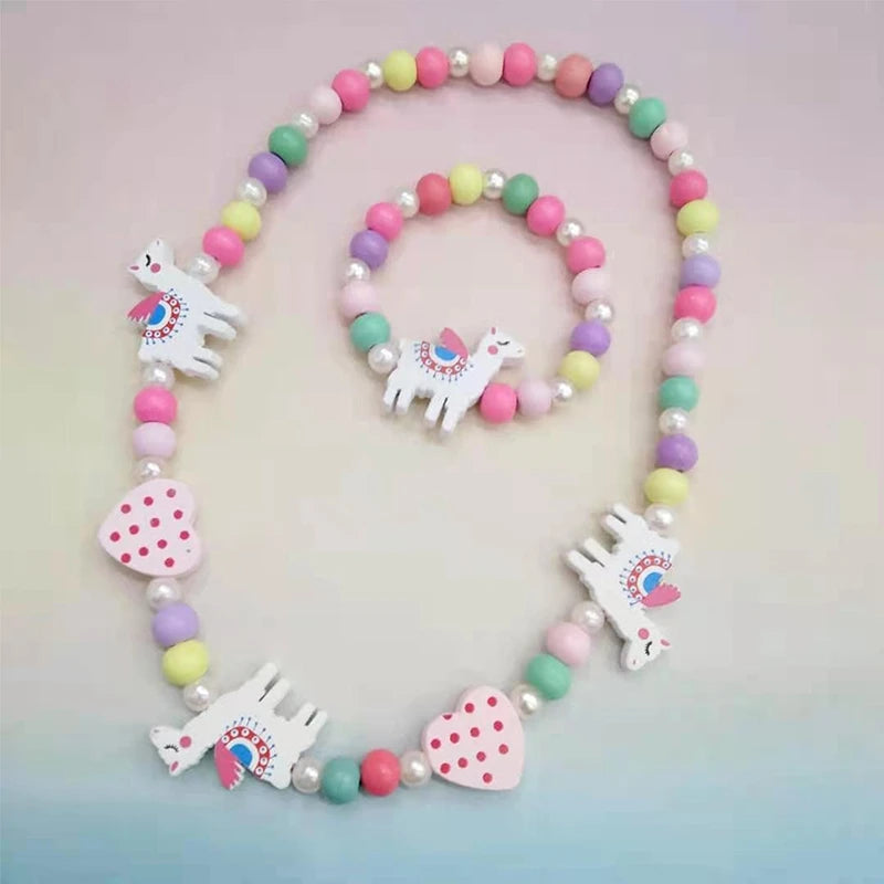 Natural Wood Beads Jewelry for Girls - Handmade Boho Necklaces & Bracelets - Perfect for Everyday Wear, Gifts & Boho Fashion Accessories
