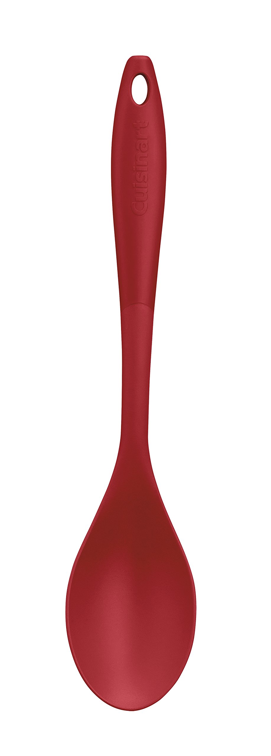 Cuisinart Red Nylon Solid Spoon - Durable Kitchen Utensil for Cooking, Baking & Serving - Perfect for Non-Stick Cookware & Everyday Use