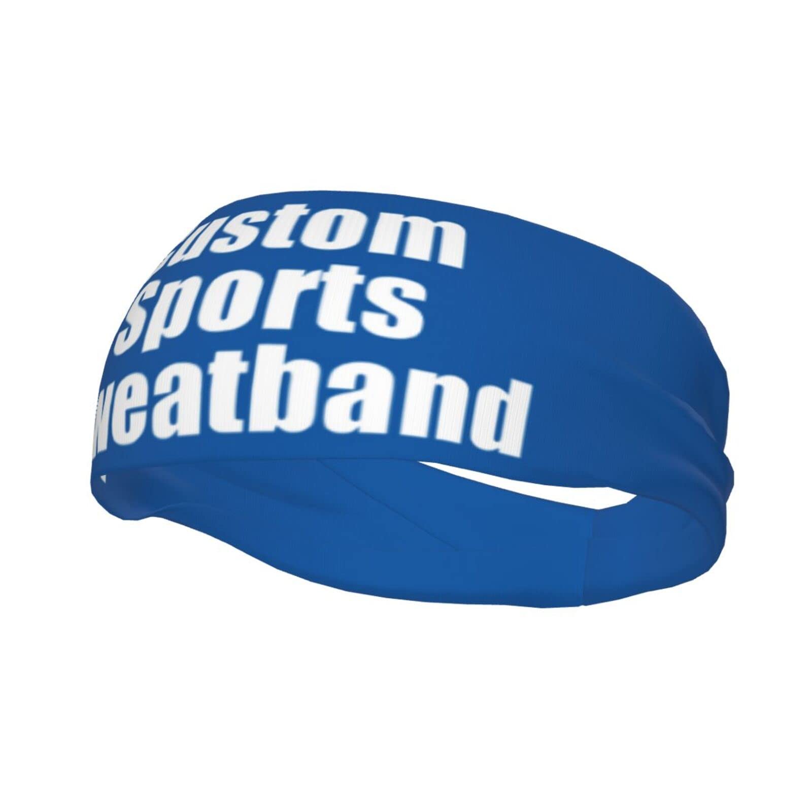 Custom Personalized Sport Headbands for Men & Women - Moisture Wicking Stretchy Sweatbands with Photo Printing - Ideal for Gym, Running, Cycling, Yoga, Basketball & Football - Stay Cool & Focused During Workouts