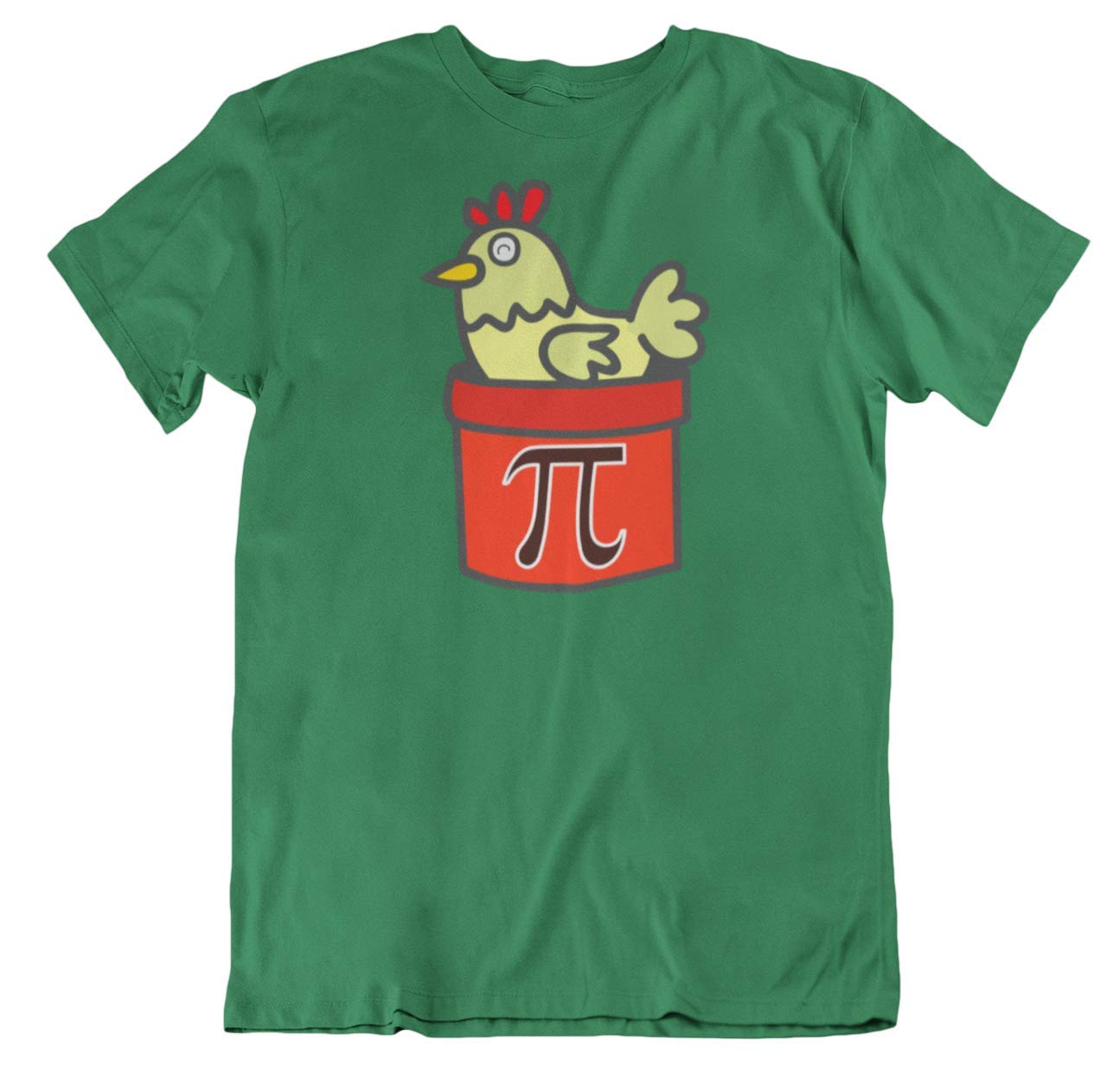 Funny Math Pun Chicken Pot Pie T-Shirt for Mathematicians, Teachers & Nerds - Perfect for Classrooms, Math Conventions & Geeky Gift Giving