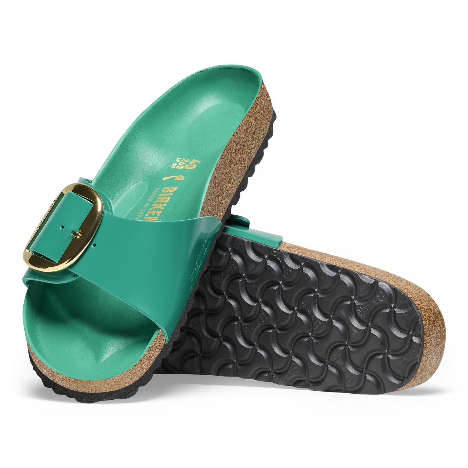 Madrid Big Buckle Sandals for Women - Comfortable Summer Slide Sandals with Adjustable Buckle | Perfect for Beach, Vacation & Casual Outfits