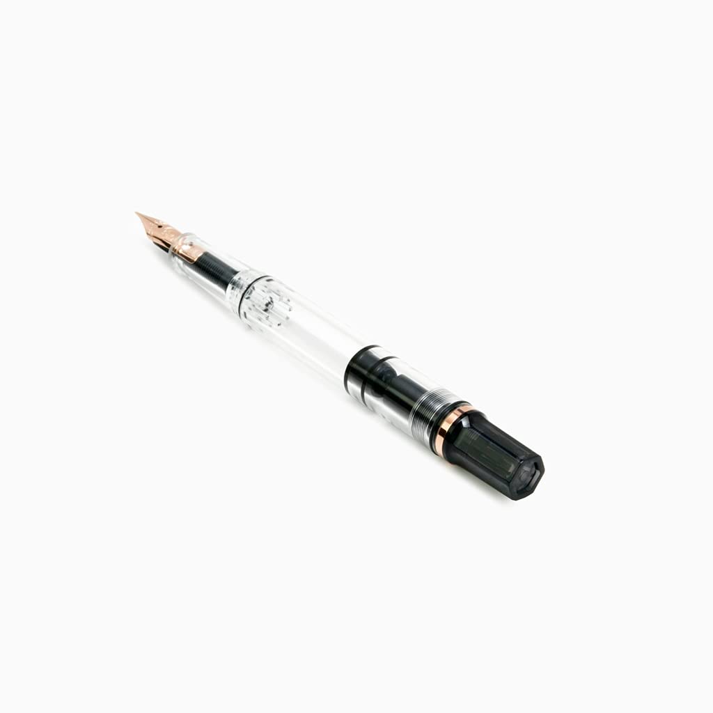 Twisbee Eco Fountain Pen TW02000 - Premium Smoke Rose Gold Design for Writing, Calligraphy & Gifting - Perfect for Office, School & Special Occasions