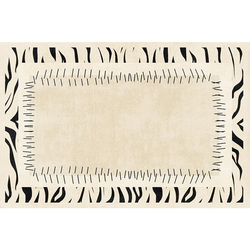Brynlee Velvet Modern Geometric Area Rug for Living Room - Soft & Stylish Home Decor for Cozy Spaces