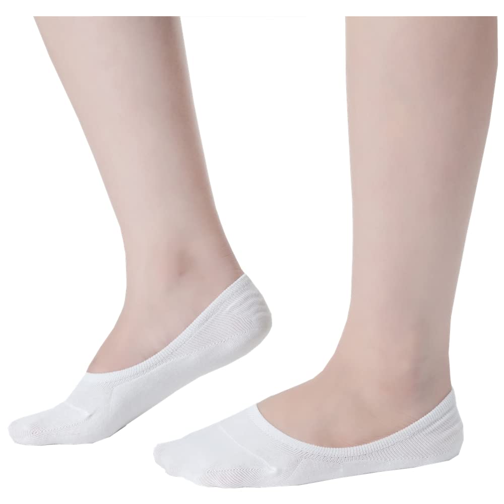 Losa Kute 6 Pairs Women's No Show Socks - Breathable Anti-Slip Invisible Socks for Sneakers & Loafers - Perfect for Workout, Running & Daily Wear