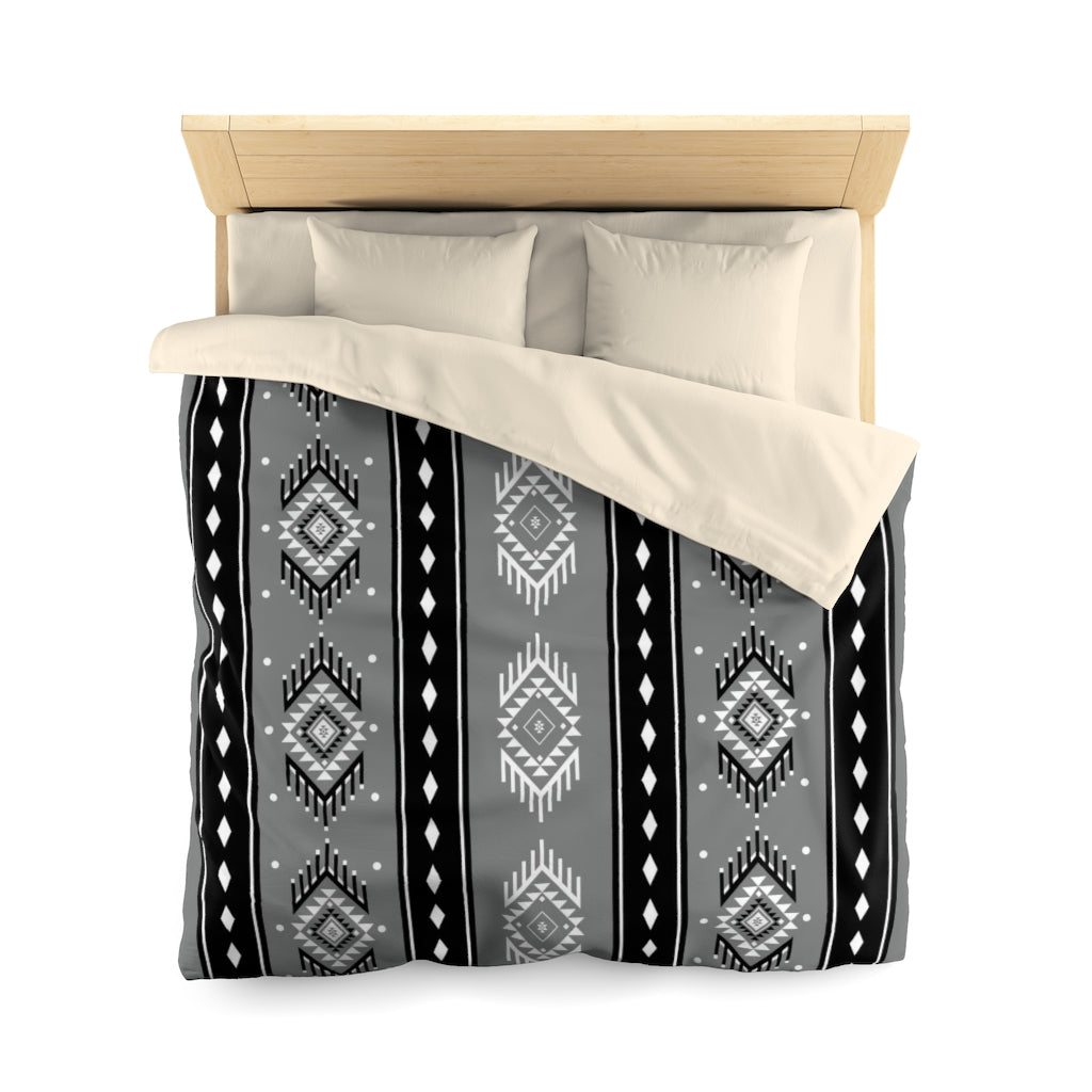 Southwestern Microfiber Duvet Cover Set - Queen Size Bedding with Glacier Canyon Design - Soft & Breathable Comforter Cover for Cozy Bedroom Decor - Perfect for Southwestern Style Homes and Guest Rooms