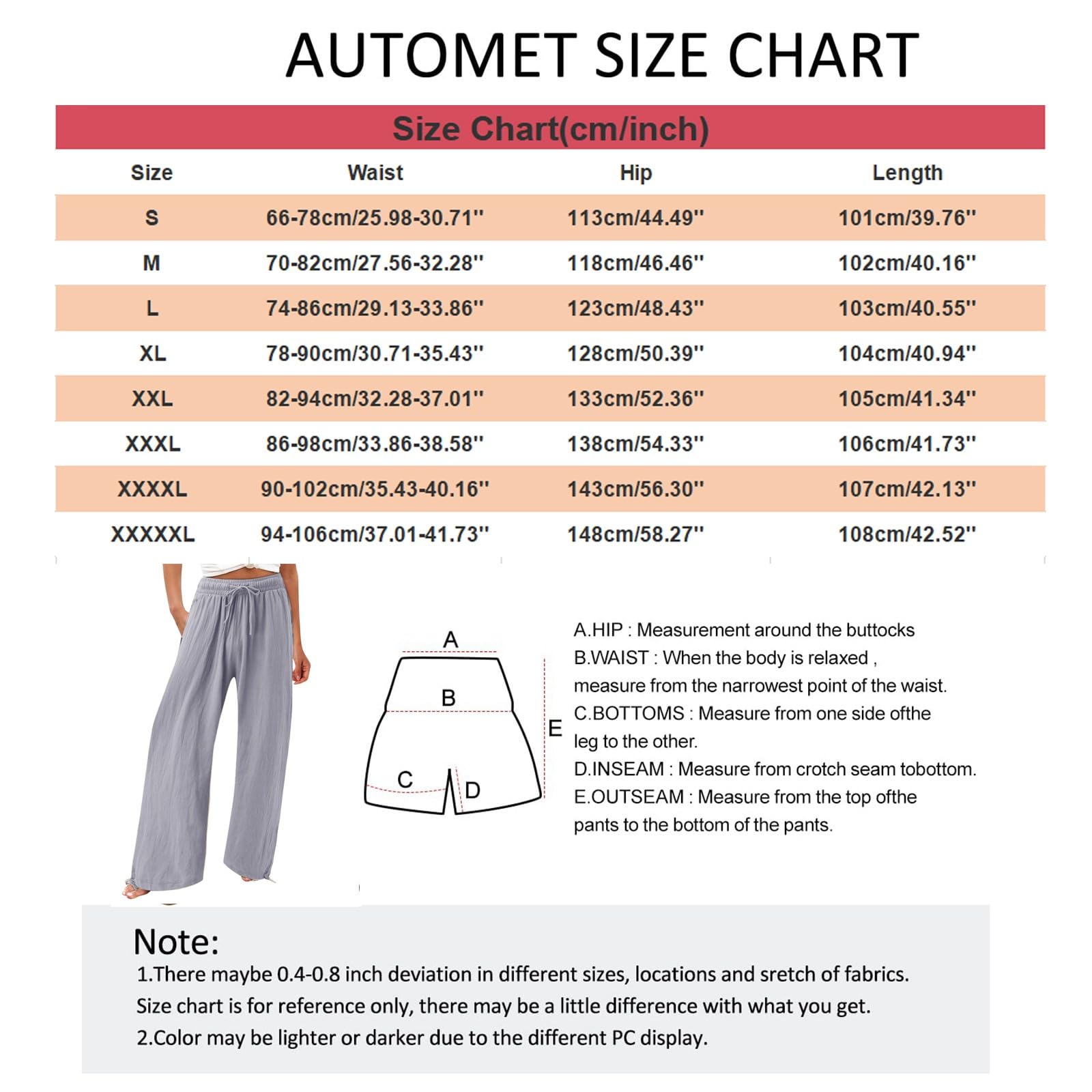 2024 Women's Summer Cotton Casual Pants - Loose Fit Comfortable Elastic Waist Work Pants | Trendy Office & Outdoor Wear