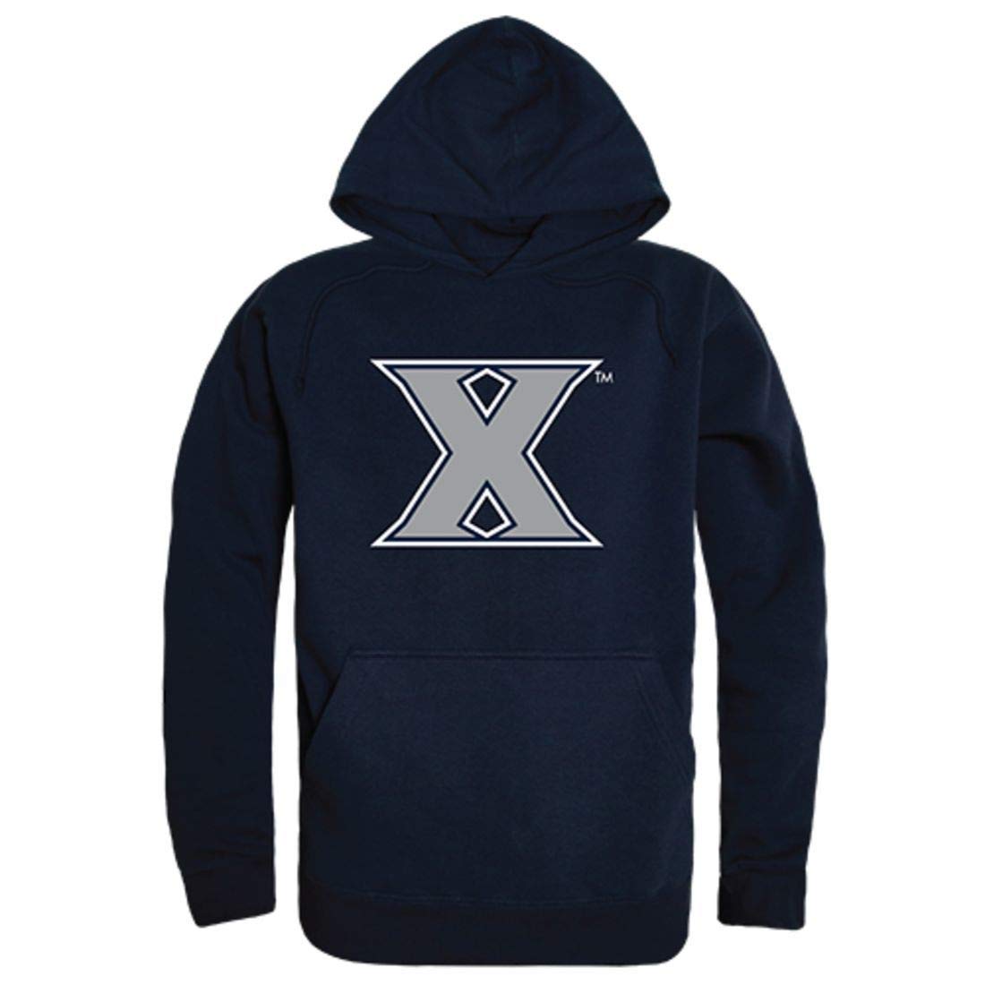 W Republic Apparel Xavier University Freshman Pullover Hoodie - Navy Blue College Sweatshirt for Men & Women | Perfect for Campus Wear, Game Day & School Spirit