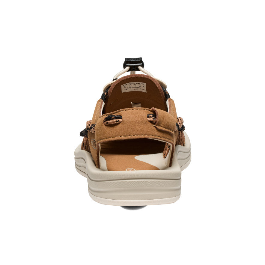 UNEEK Men's Sneakers - Black/Chipmunk Color | Lightweight & Breathable Walking Shoes for Casual Wear & Outdoor Activities