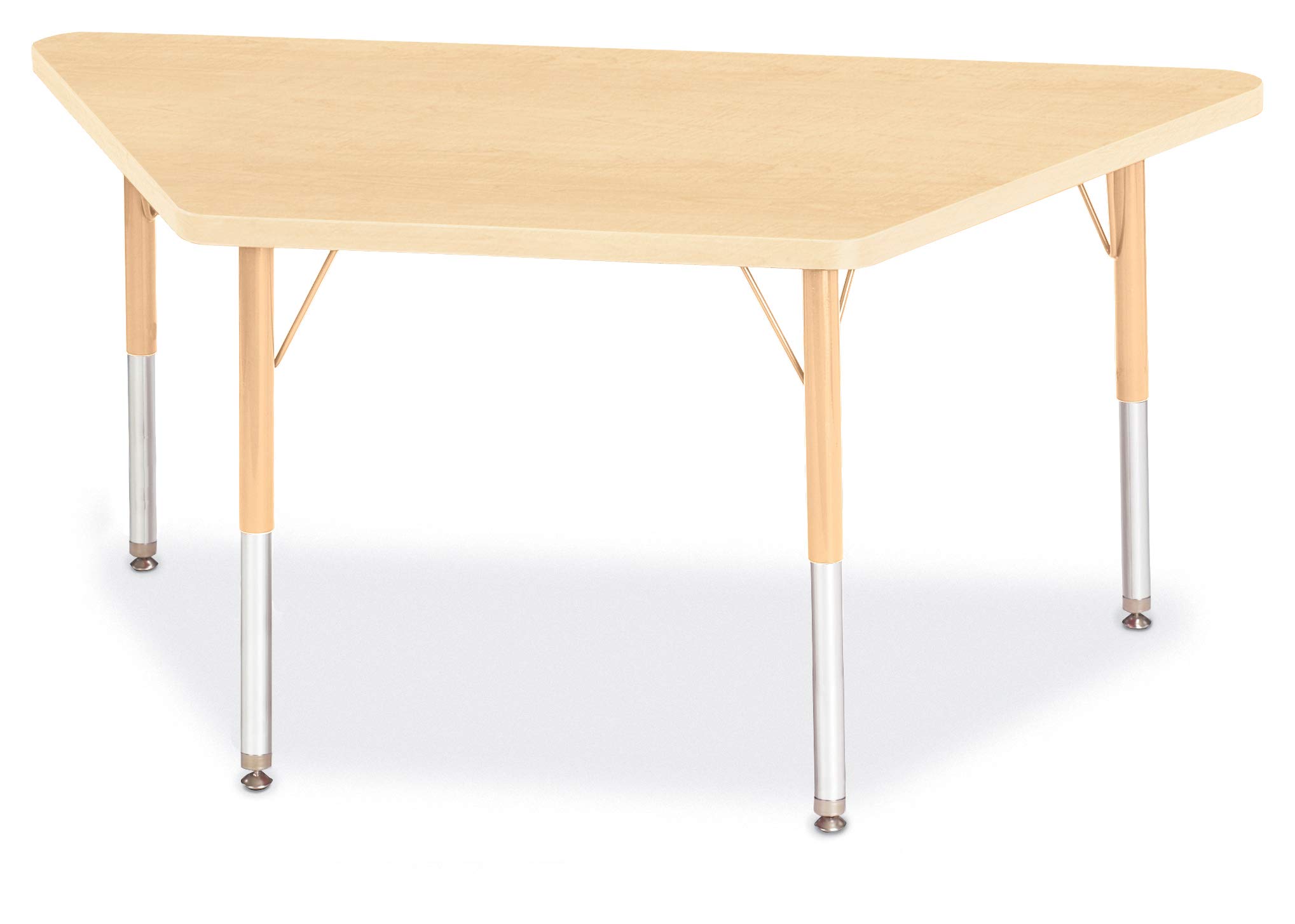 Jonti-Craft Berries 6438JCE251 Adjustable Height Trapezoid Activity Table - 24